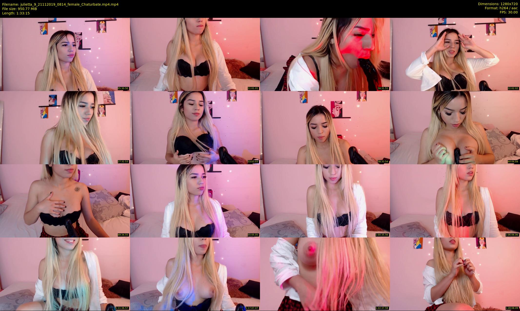 julietta_9 — 94 minute Chaturbate female cam show recording, 720p, Nov 21, 2019