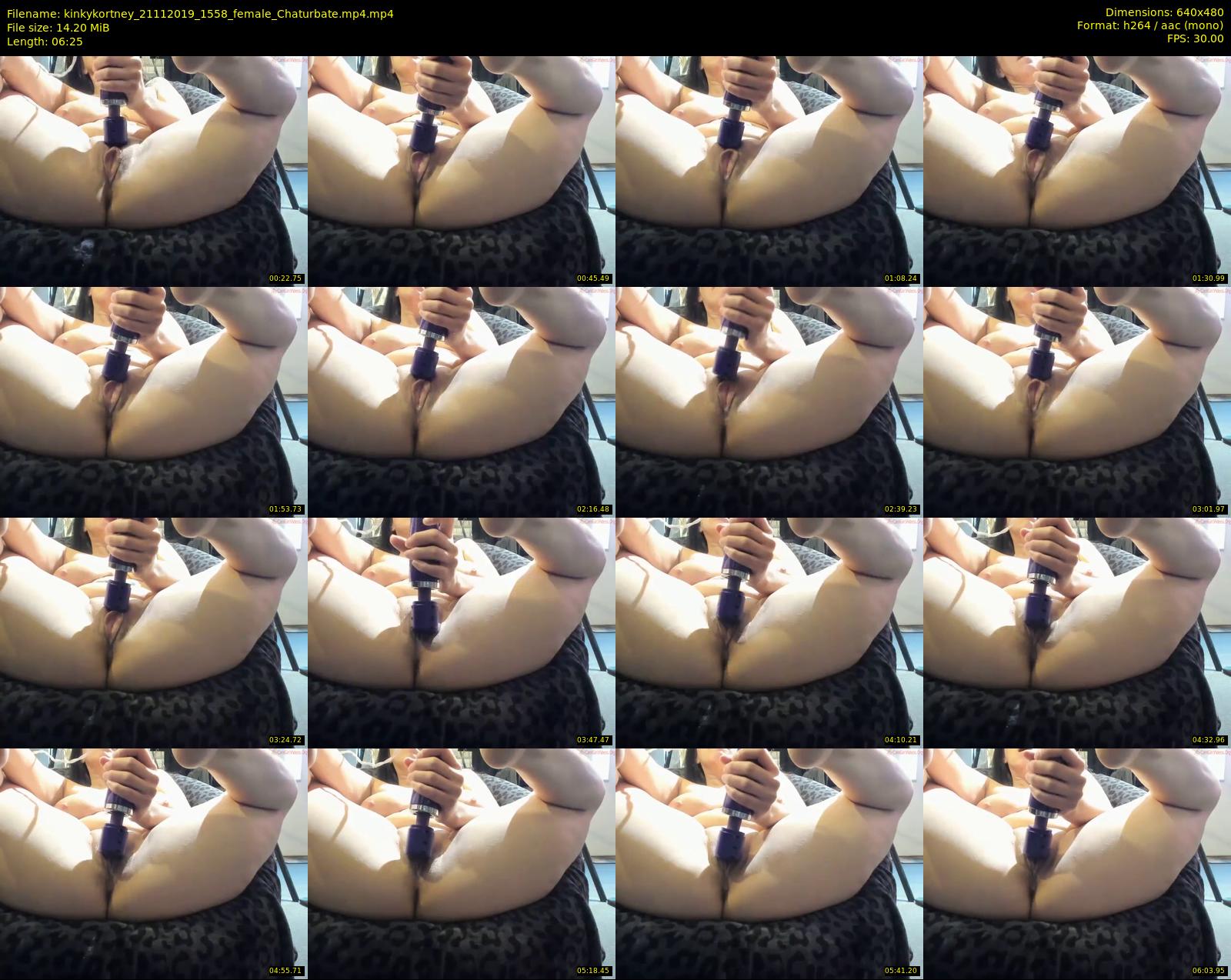 kinkykortney — 7 minute Chaturbate female cam show recording, 480p, Nov 21, 2019