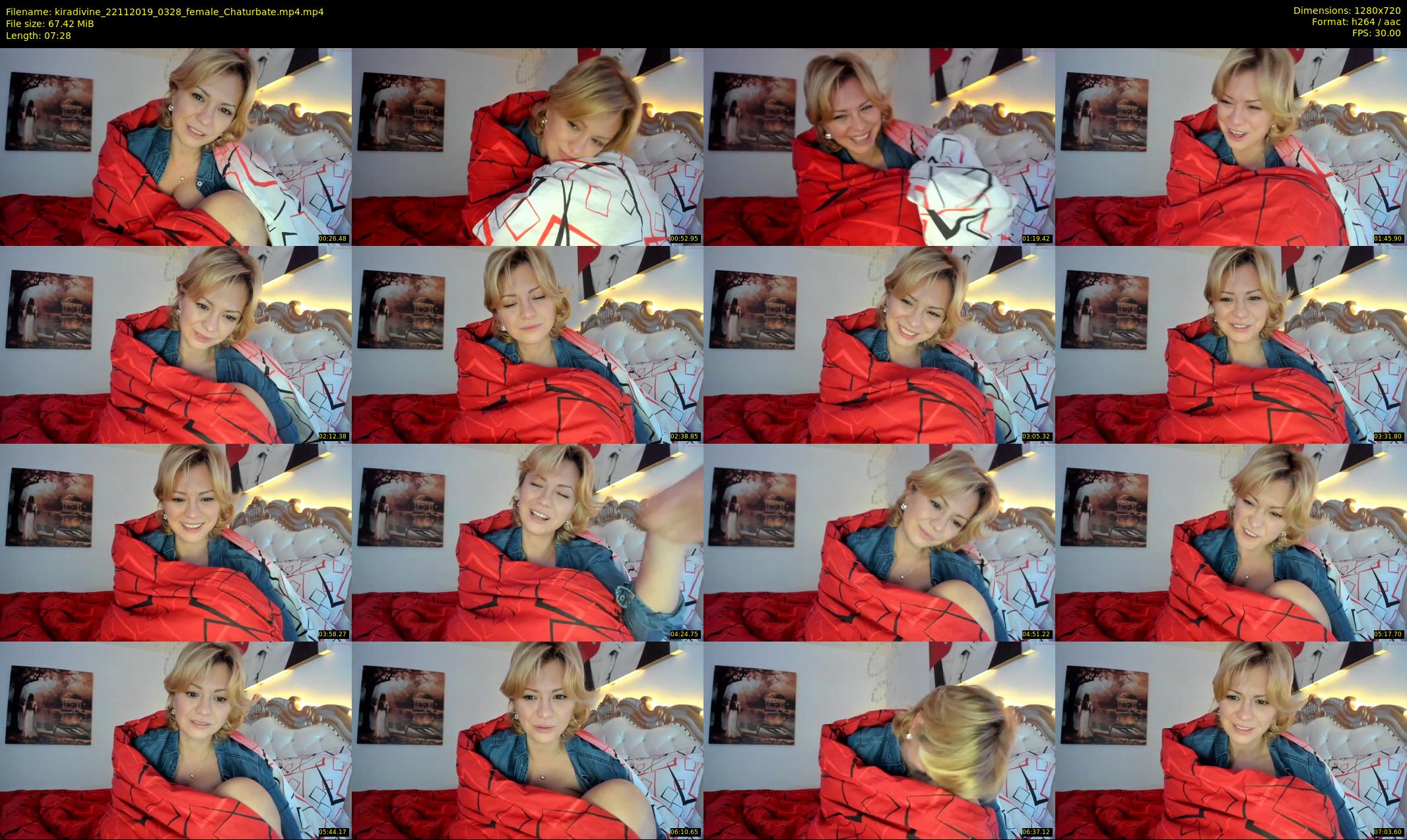 kiradivine — 8 minute Chaturbate female cam show recording, 720p, Nov 22, 2019