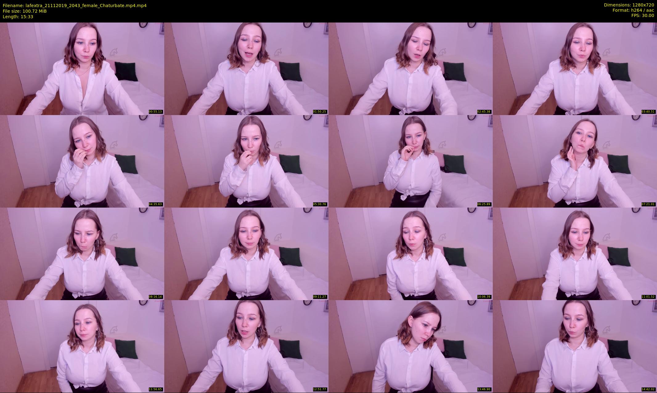 lafextra — 16 minute Chaturbate female cam show recording, 720p, Nov 21, 2019