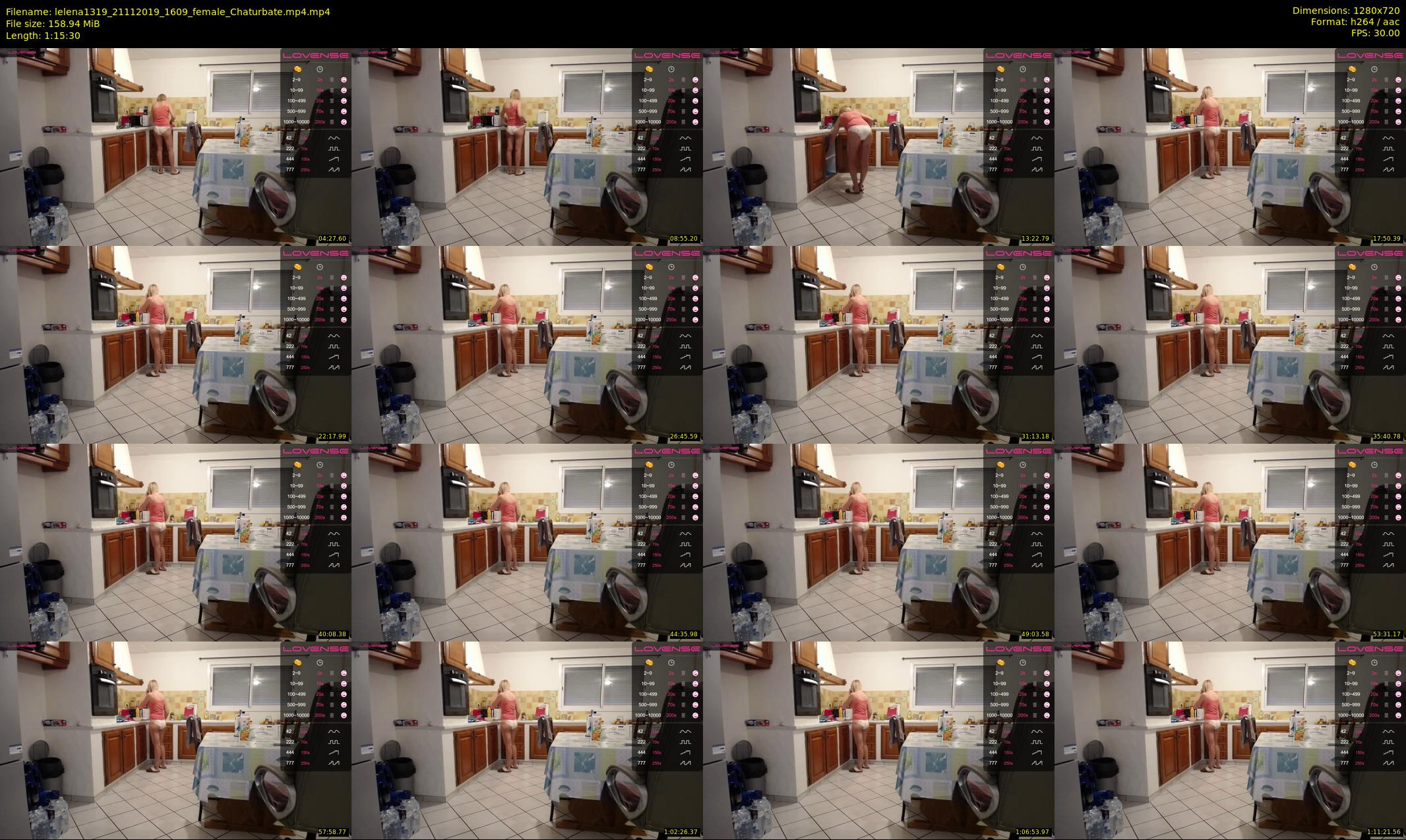 lelena1319 — 76 minute Chaturbate female cam show recording, 720p, Nov 21, 2019