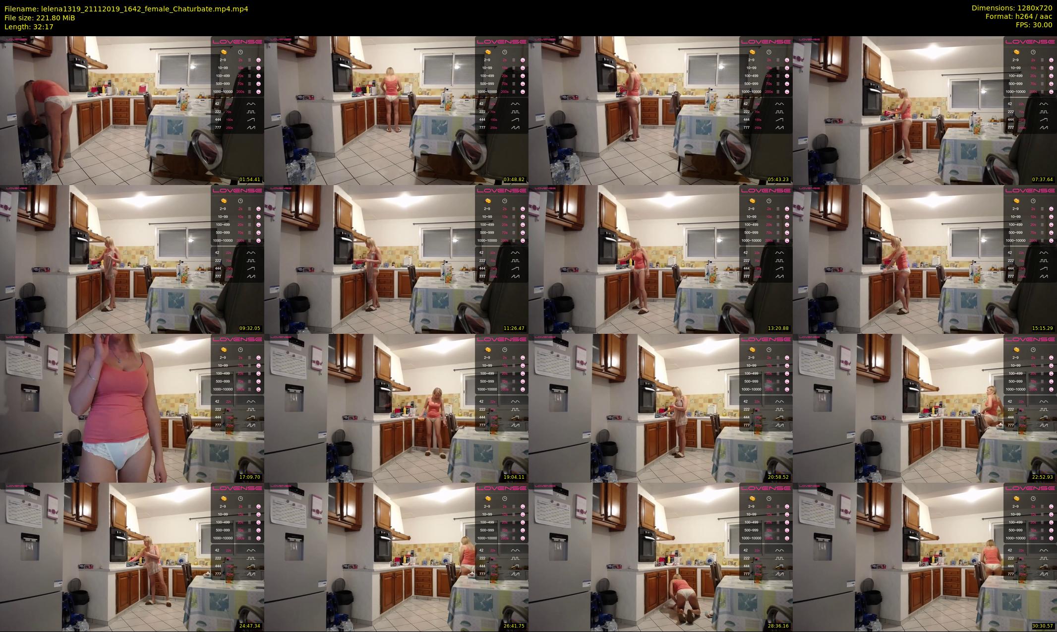 lelena1319 — 33 minute Chaturbate female cam show recording, 720p, Nov 21, 2019