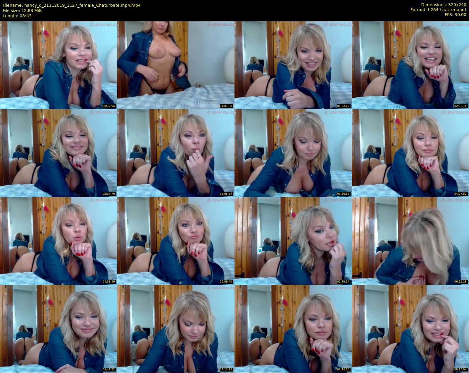 nancy_d — 9 minute Chaturbate female cam show recording, SD, Nov 21, 2019