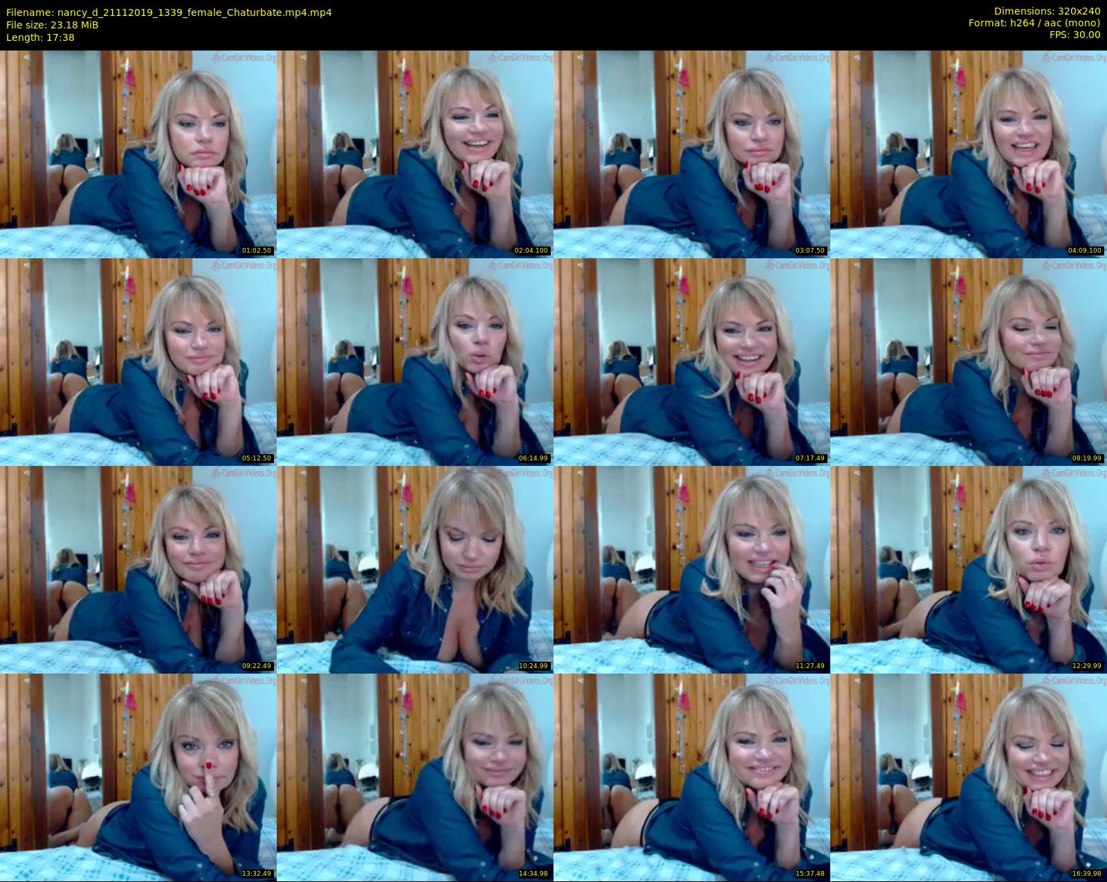 nancy_d — 18 minute Chaturbate female cam show recording, SD, Nov 21, 2019