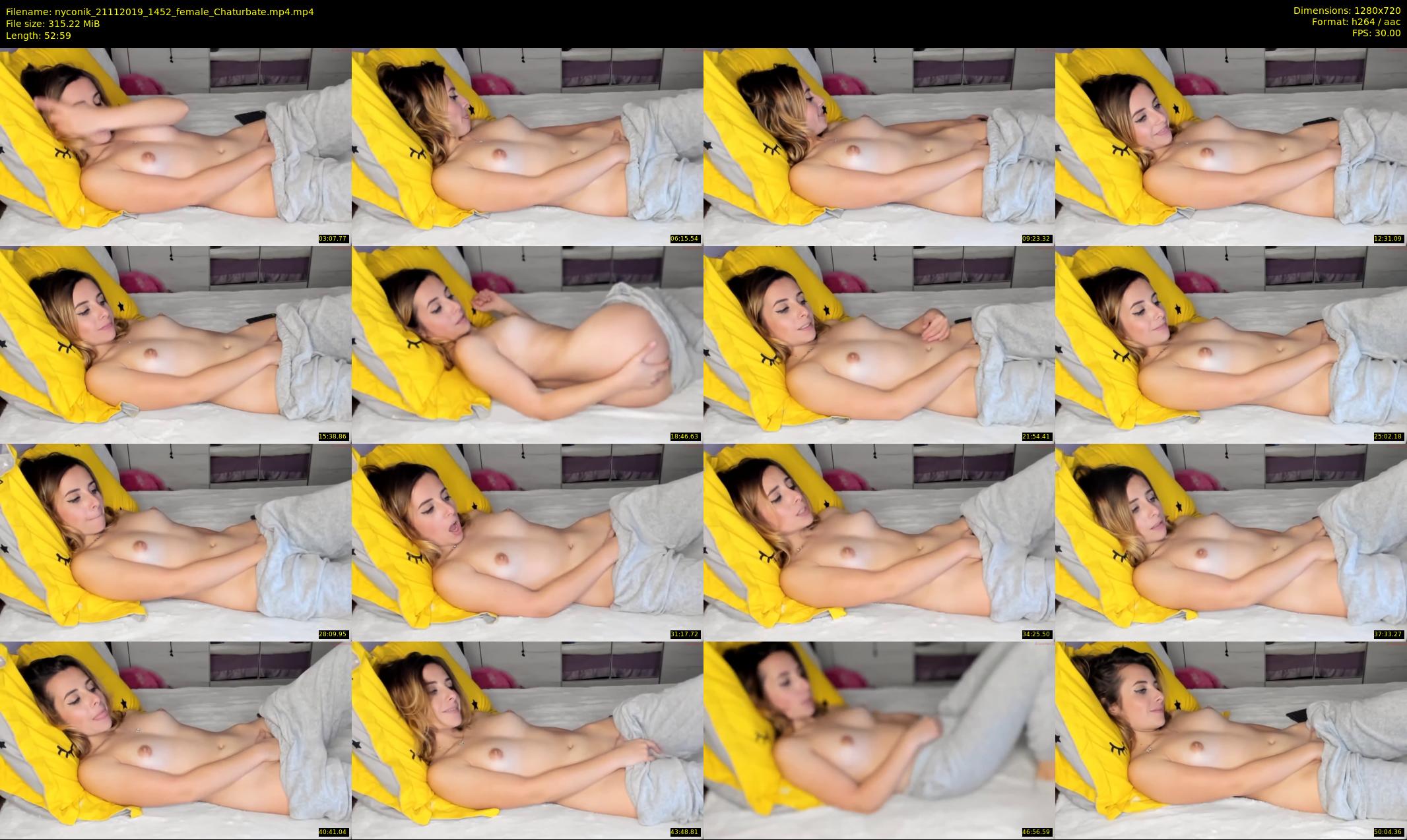 nyconik — 53 minute Chaturbate female cam show recording, 720p, Nov 21, 2019