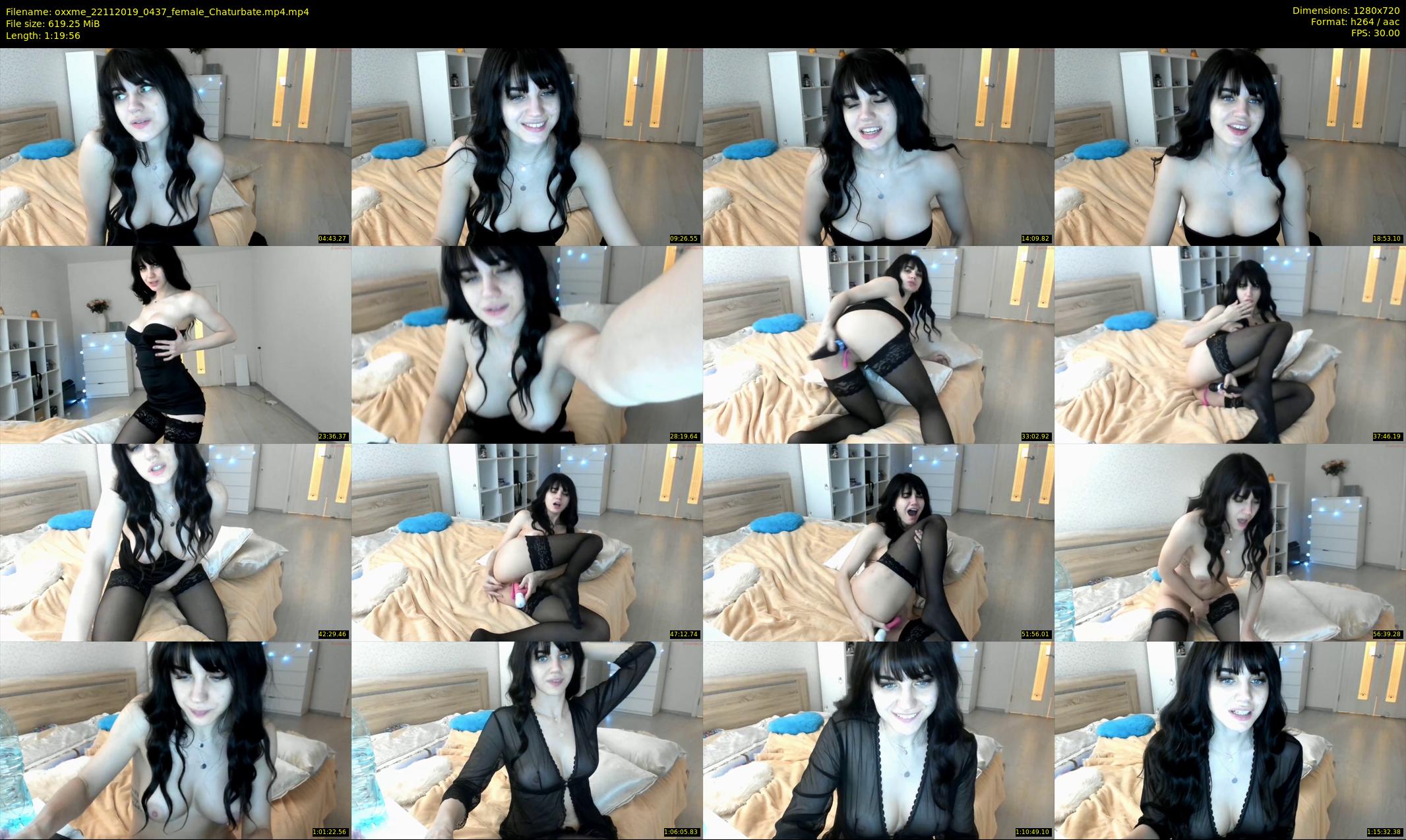 oxxme — 80 minute Chaturbate female cam show recording, 720p, Nov 22, 2019