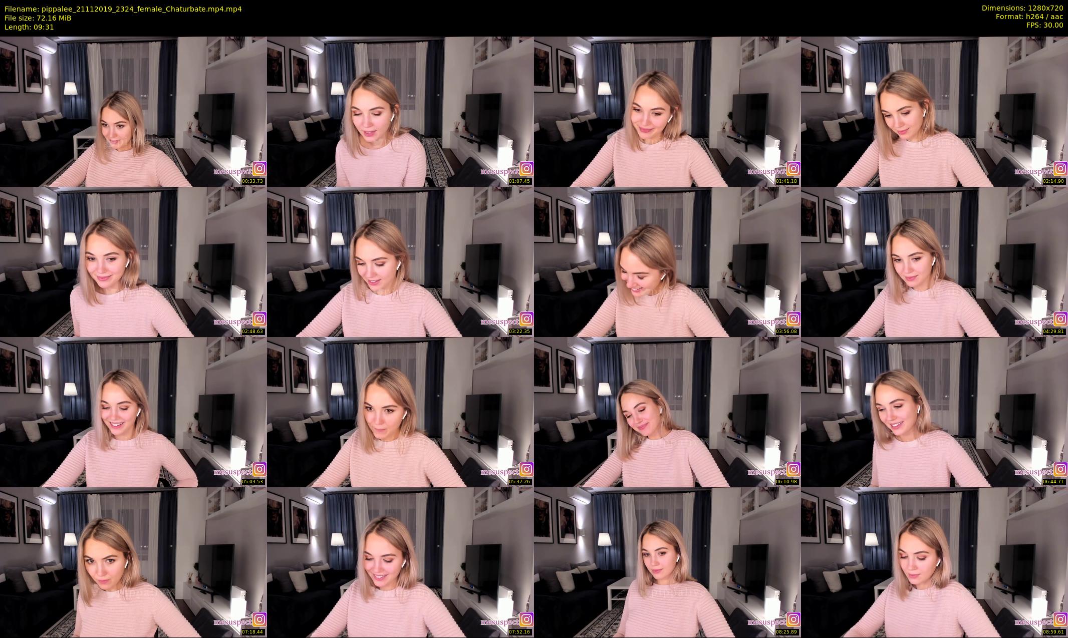 pippalee — 10 minute Chaturbate female cam show recording, 720p, Nov 21, 2019