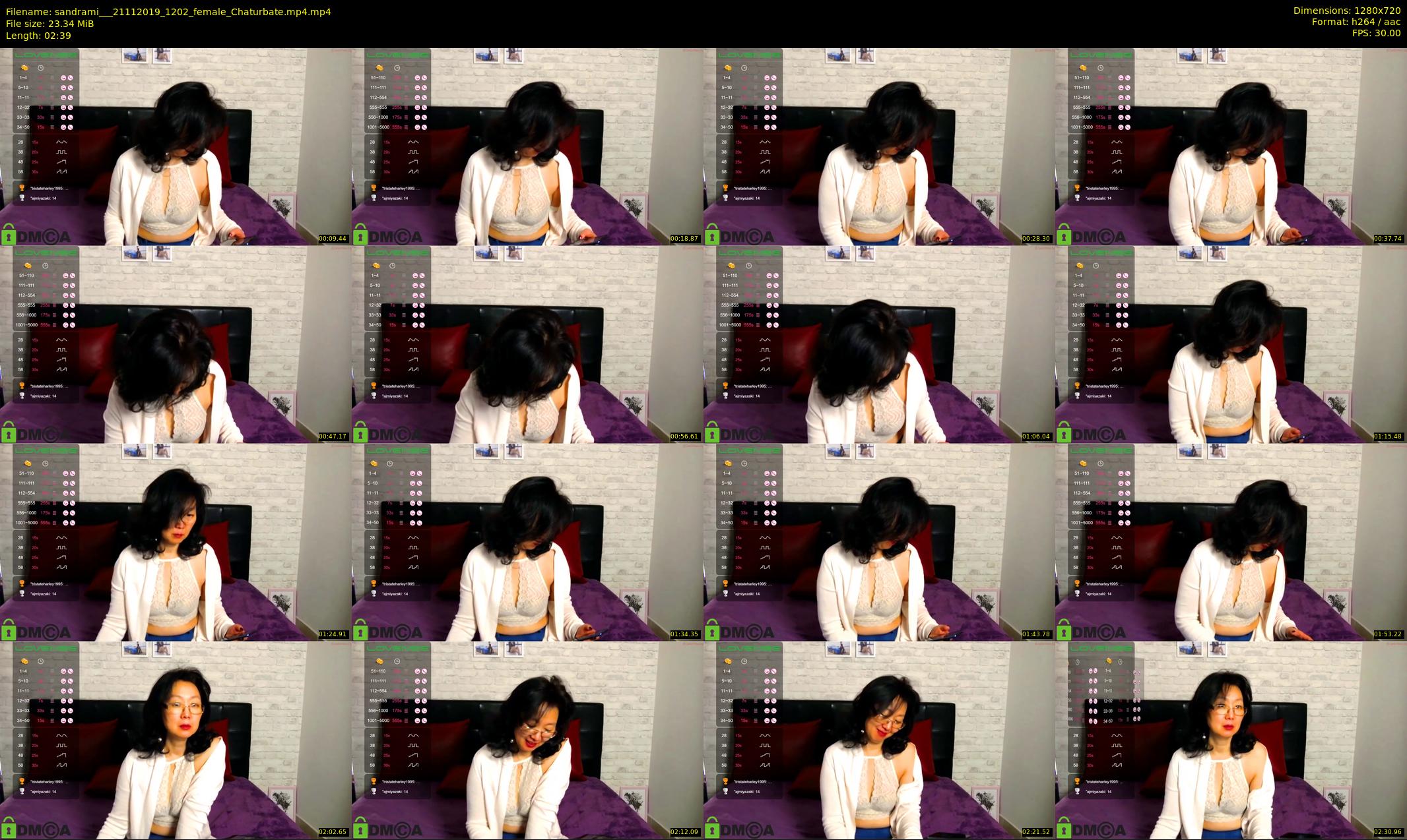 sandrami__ — 3 minute Chaturbate female cam show recording, 720p, Nov 21, 2019