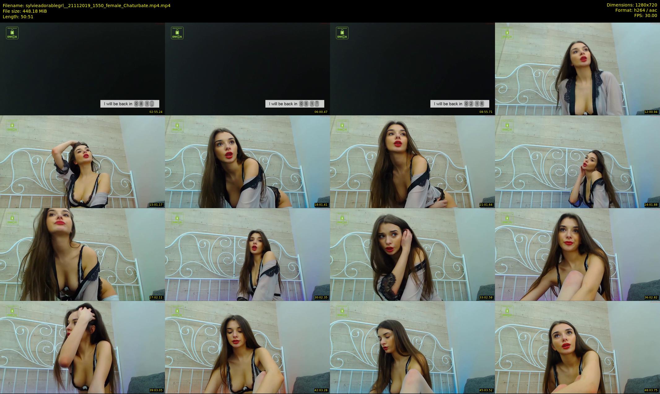 sylvieadorablegrl_ — 51 minute Chaturbate female cam show recording, 720p, Nov 21, 2019