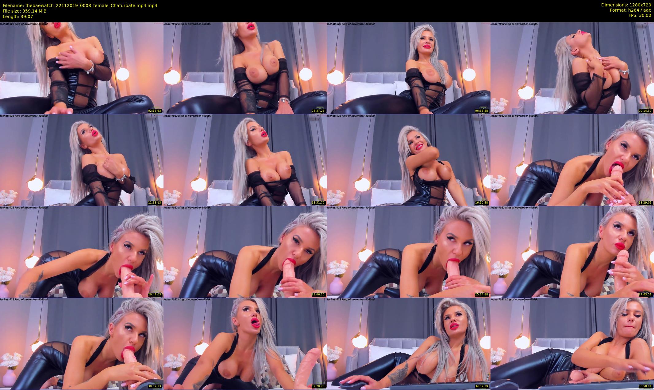 thebaewatch — 40 minute Chaturbate female cam show recording, 720p, Nov 22, 2019
