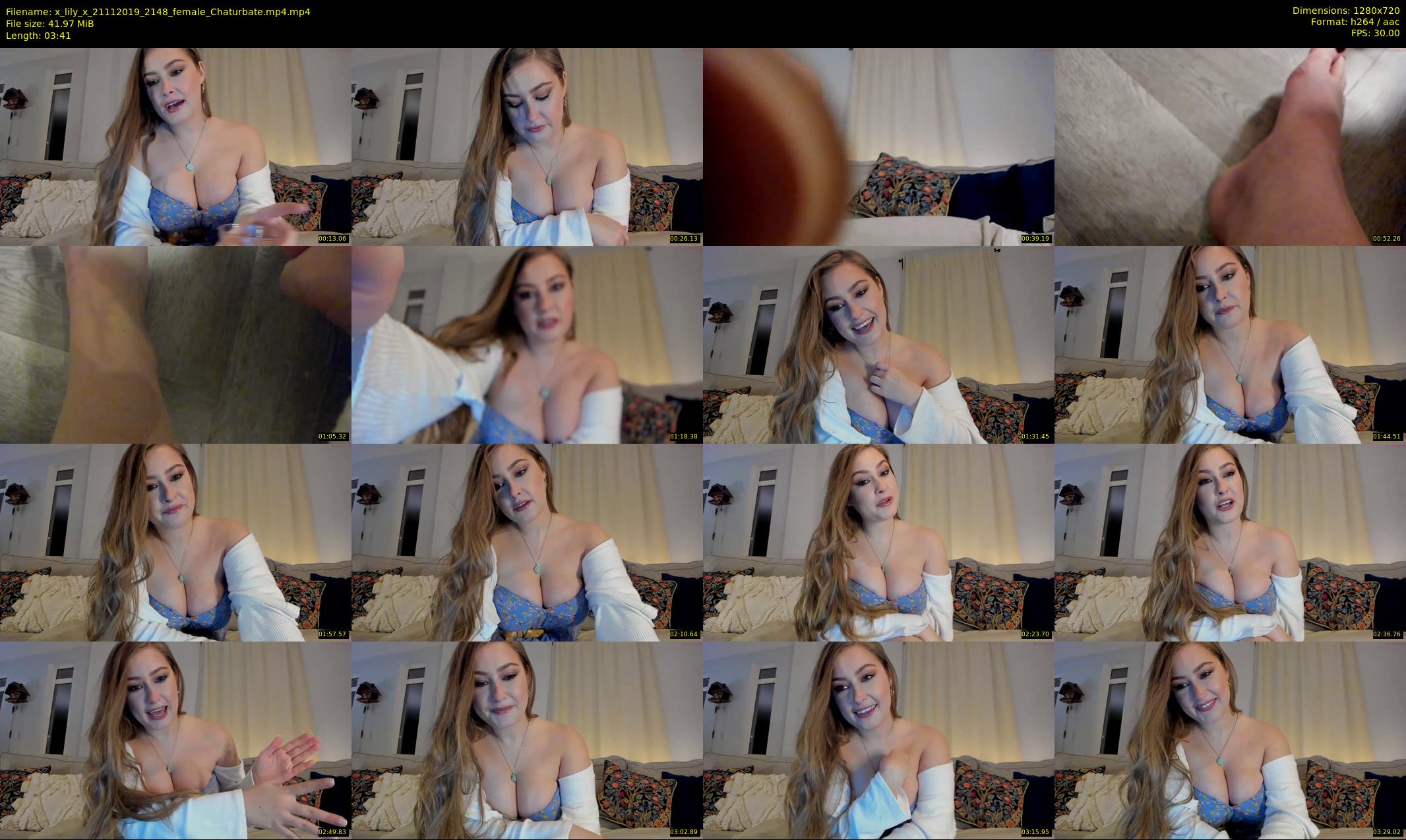 x_lily_x — 4 minute Chaturbate female cam show recording, 720p, Nov 21, 2019