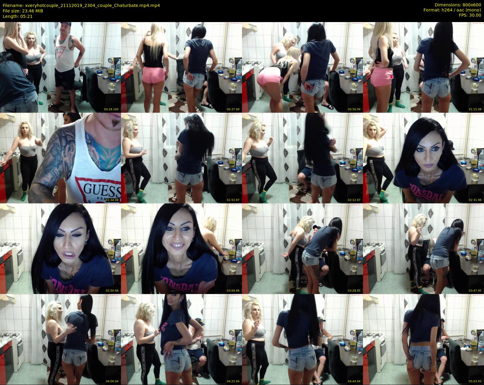 xveryhotcouple — 6 minute Chaturbate female cam show recording, 480p, Nov 21, 2019