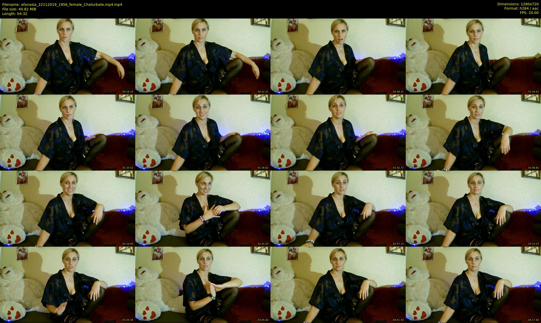 afanasia — 5 minute Chaturbate female cam show recording, 720p, Nov 22, 2019