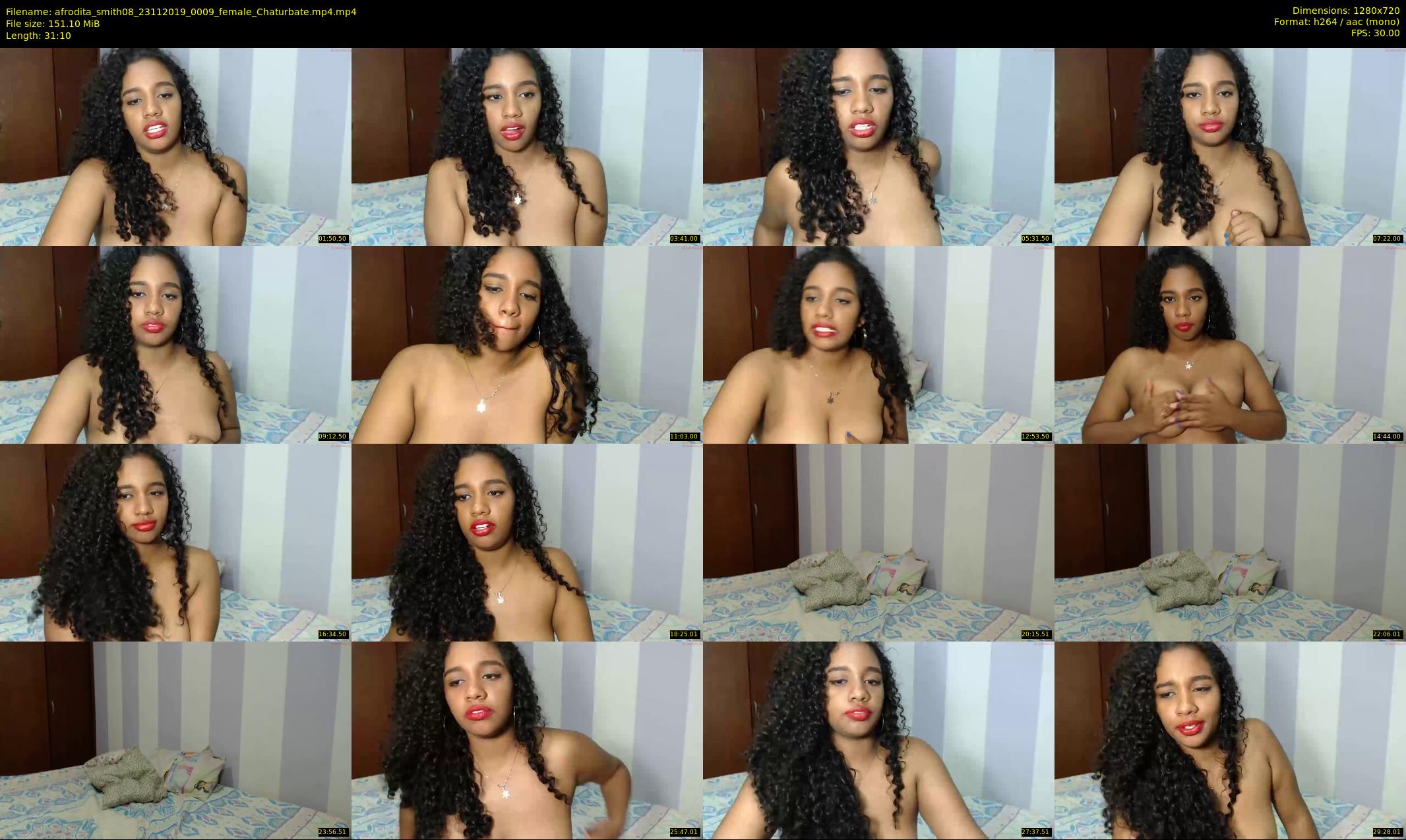 afrodita_smith08 — 32 minute Chaturbate female cam show recording, 720p, Nov 23, 2019