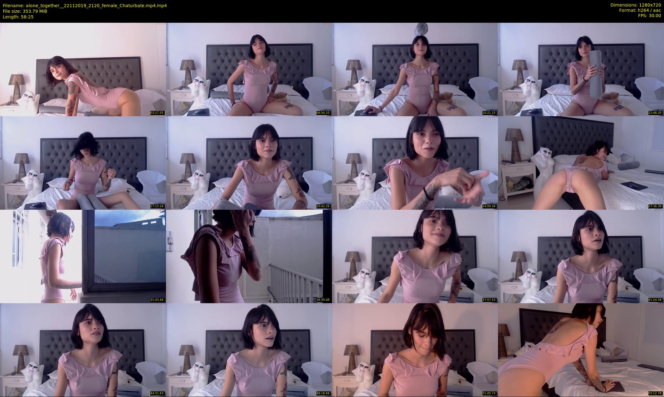 alone_together_ — 59 minute Chaturbate female cam show recording, 720p, Nov 22, 2019