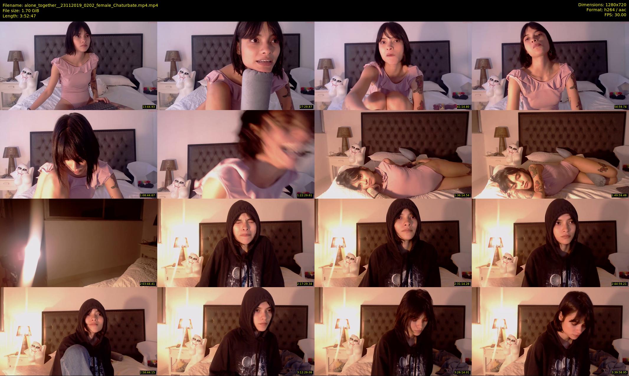alone_together_ — 233 minute Chaturbate female cam show recording, 720p, Nov 23, 2019