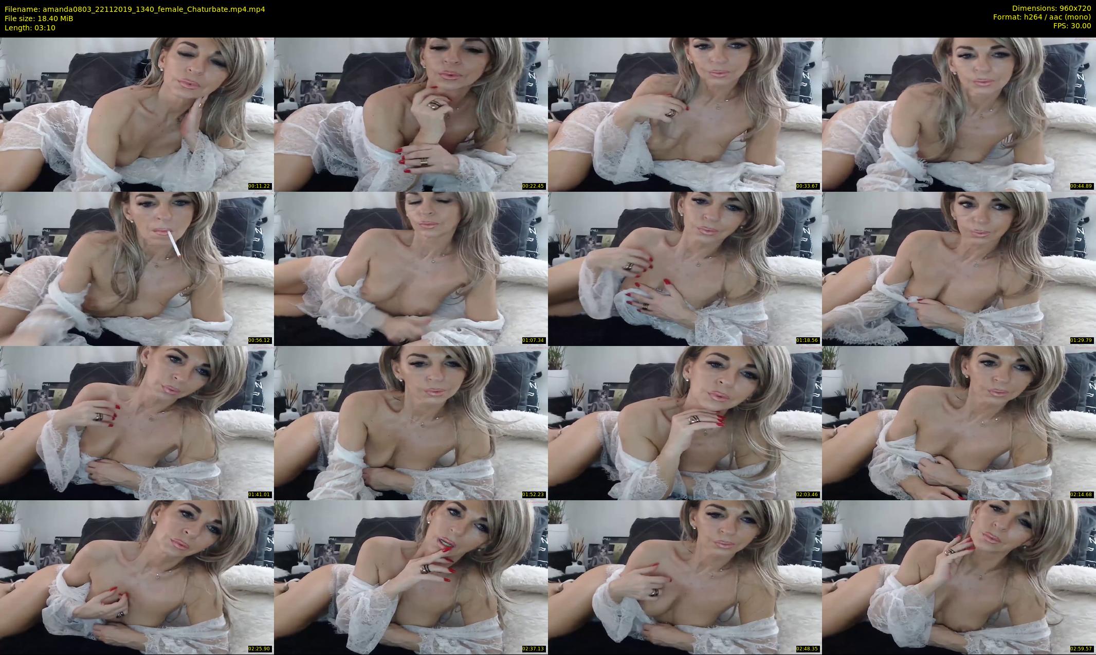 amanda0803 — 4 minute Chaturbate female cam show recording, 720p, Nov 22, 2019