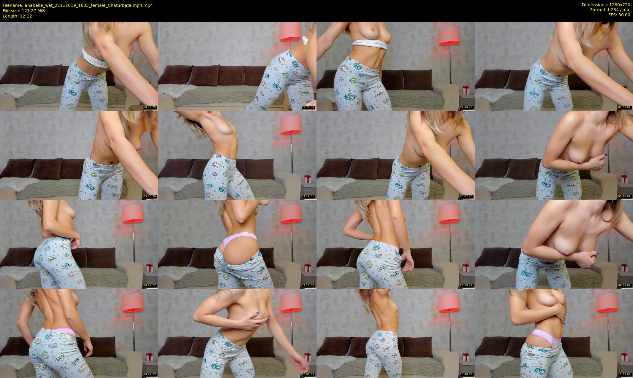 anabelle_wet — 13 minute Chaturbate female cam show recording, 720p, Nov 22, 2019