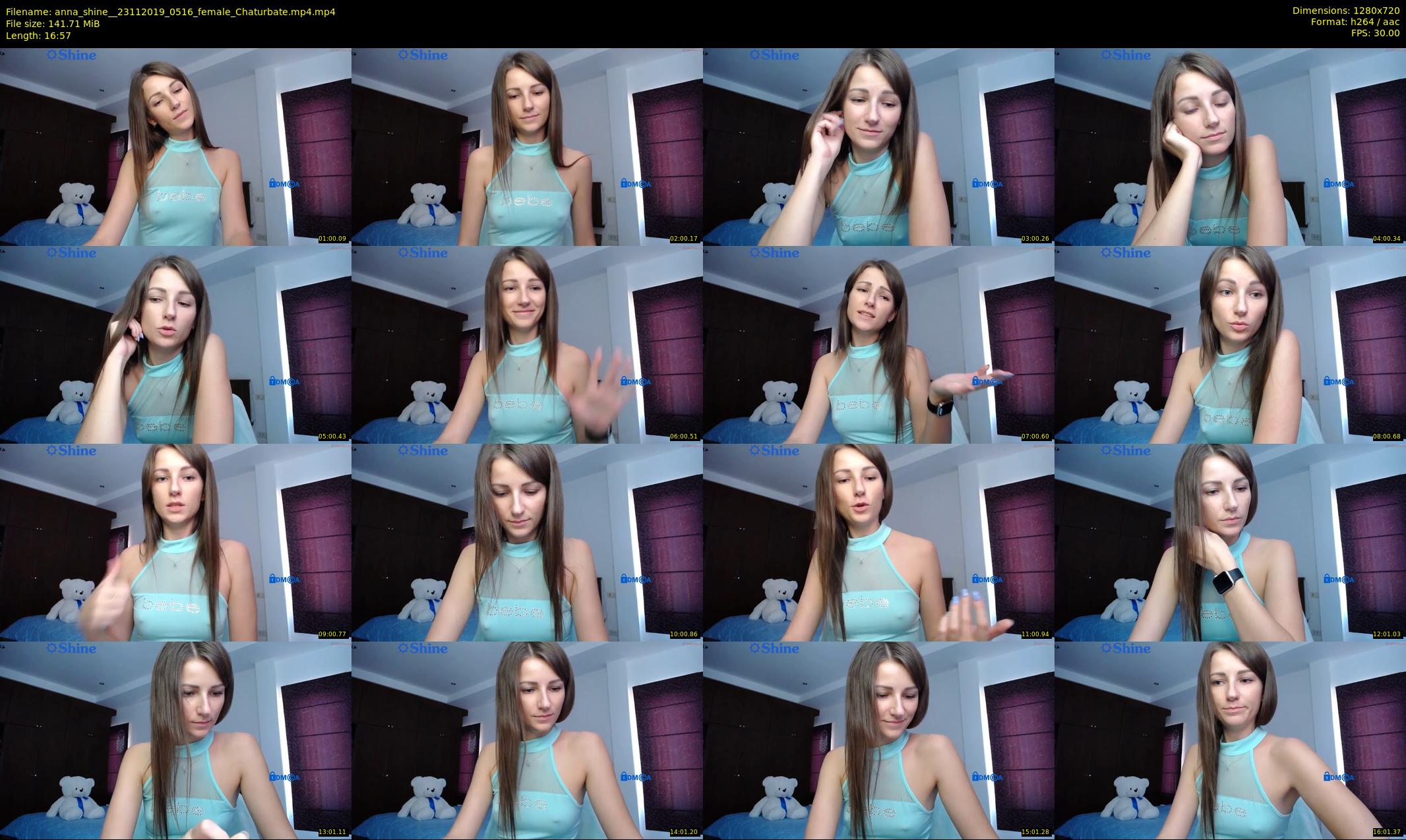 anna_shine_ — 17 minute Chaturbate female cam show recording, 720p, Nov 23, 2019