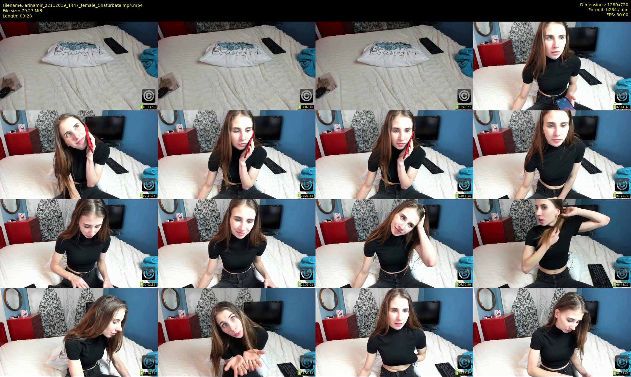 arinamir — 10 minute Chaturbate female cam show recording, 720p, Nov 22, 2019