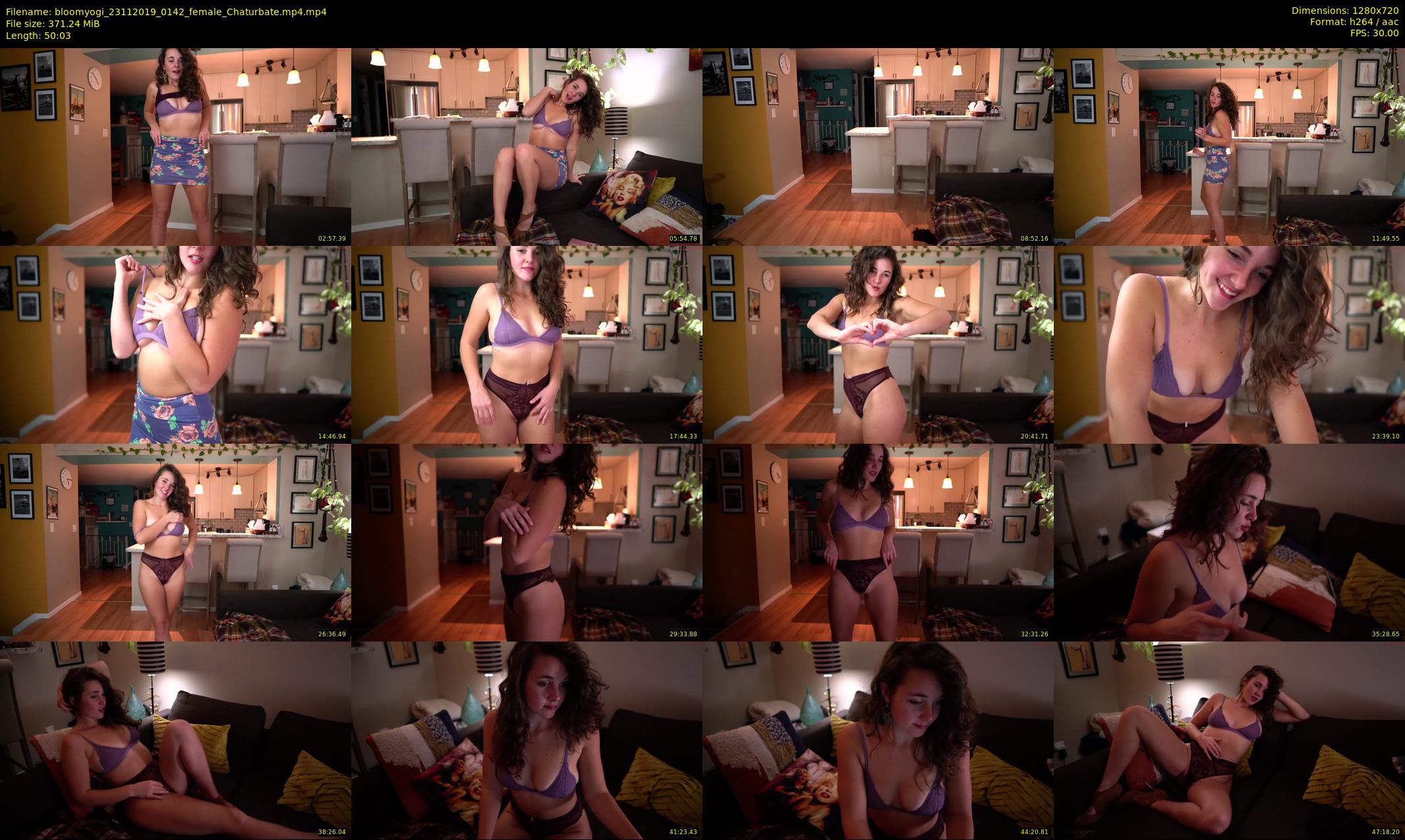 bloomyogi — 51 minute Chaturbate female cam show recording, 720p, Nov 23, 2019