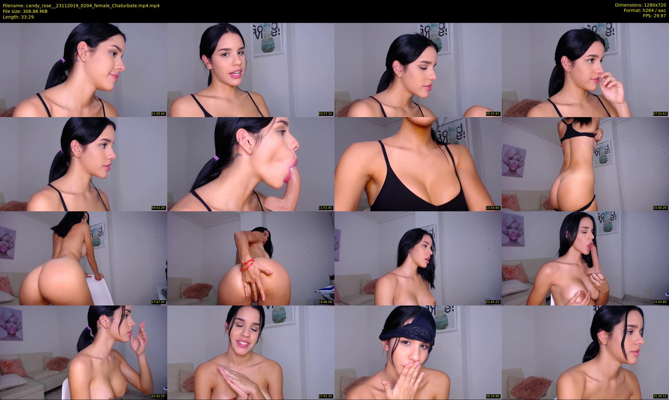candy_rose_ — 34 minute Chaturbate female cam show recording, 720p, Nov 23, 2019