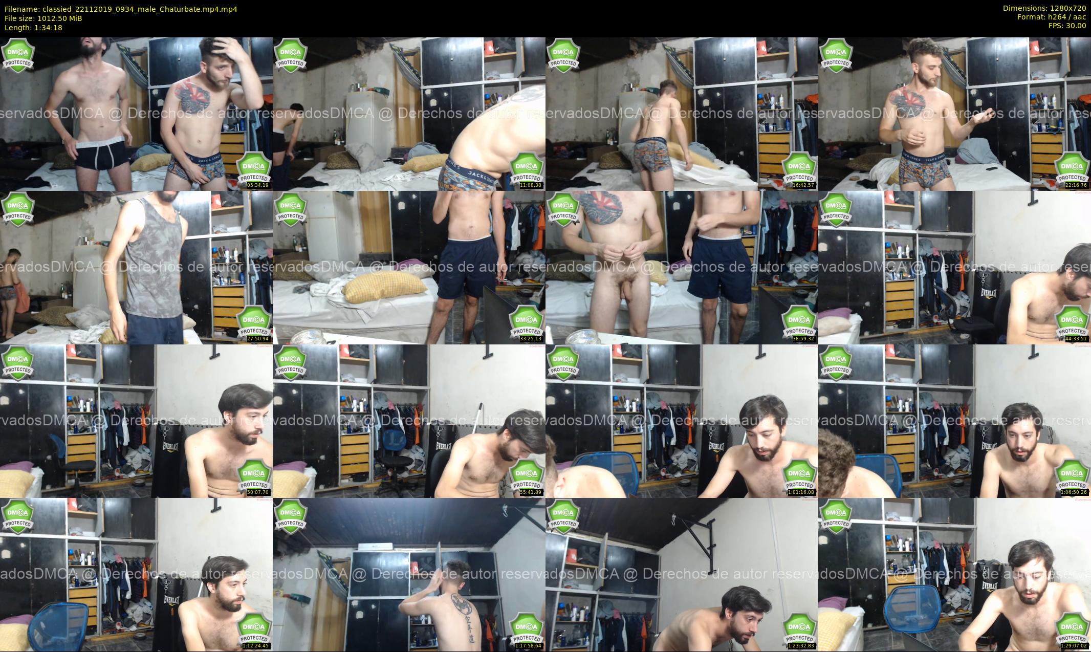classied — 95 minute Chaturbate male cam show recording, 720p, Nov 22, 2019