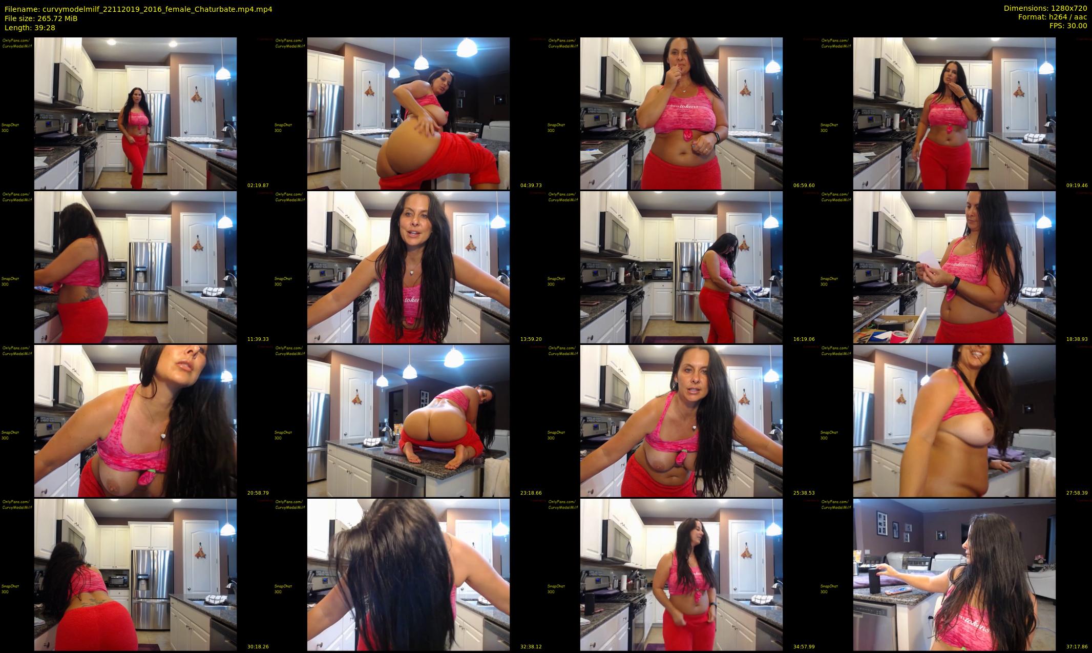 curvymodelmilf — 40 minute Chaturbate female cam show recording, 720p, Nov 22, 2019