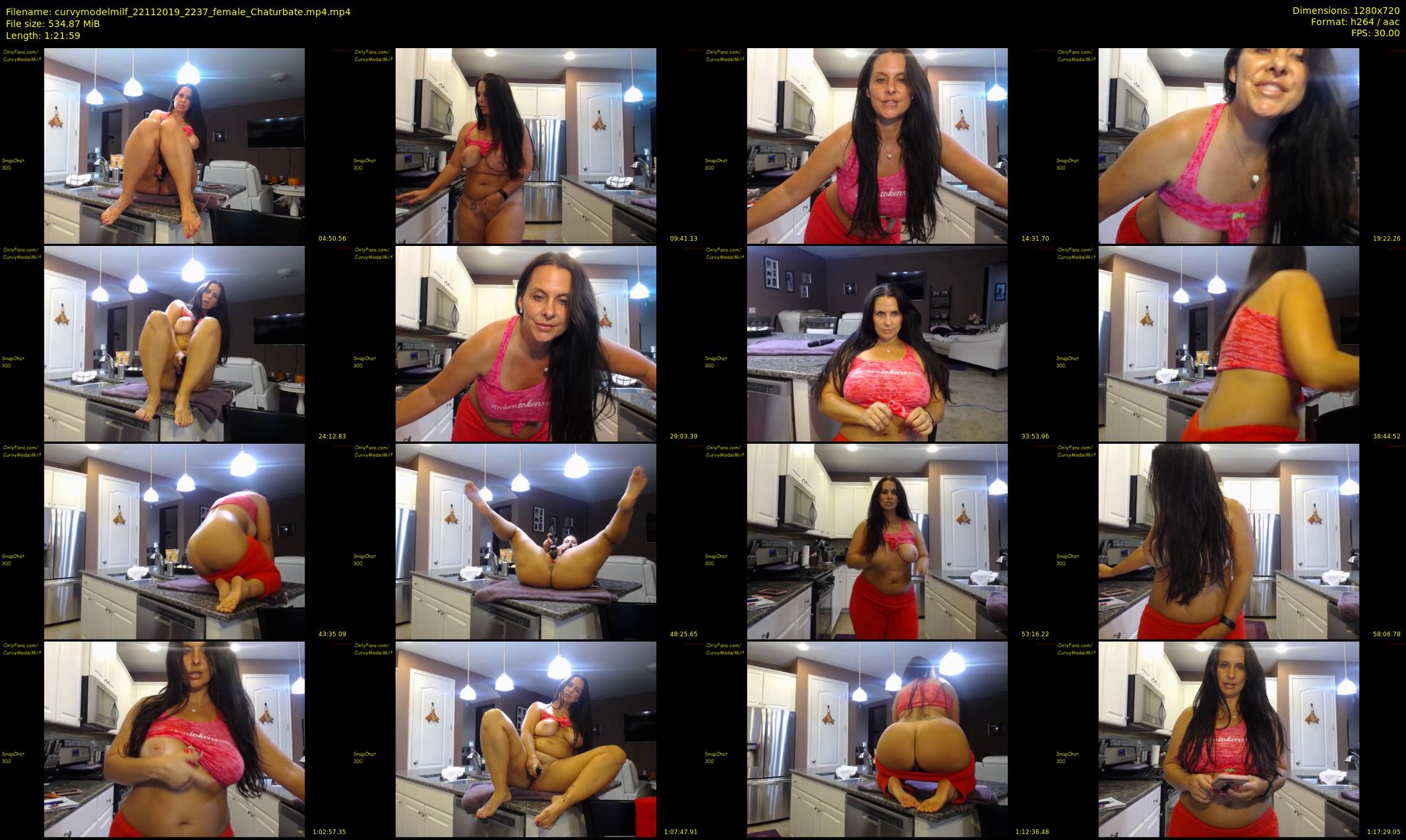 curvymodelmilf — 82 minute Chaturbate female cam show recording, 720p, Nov 22, 2019