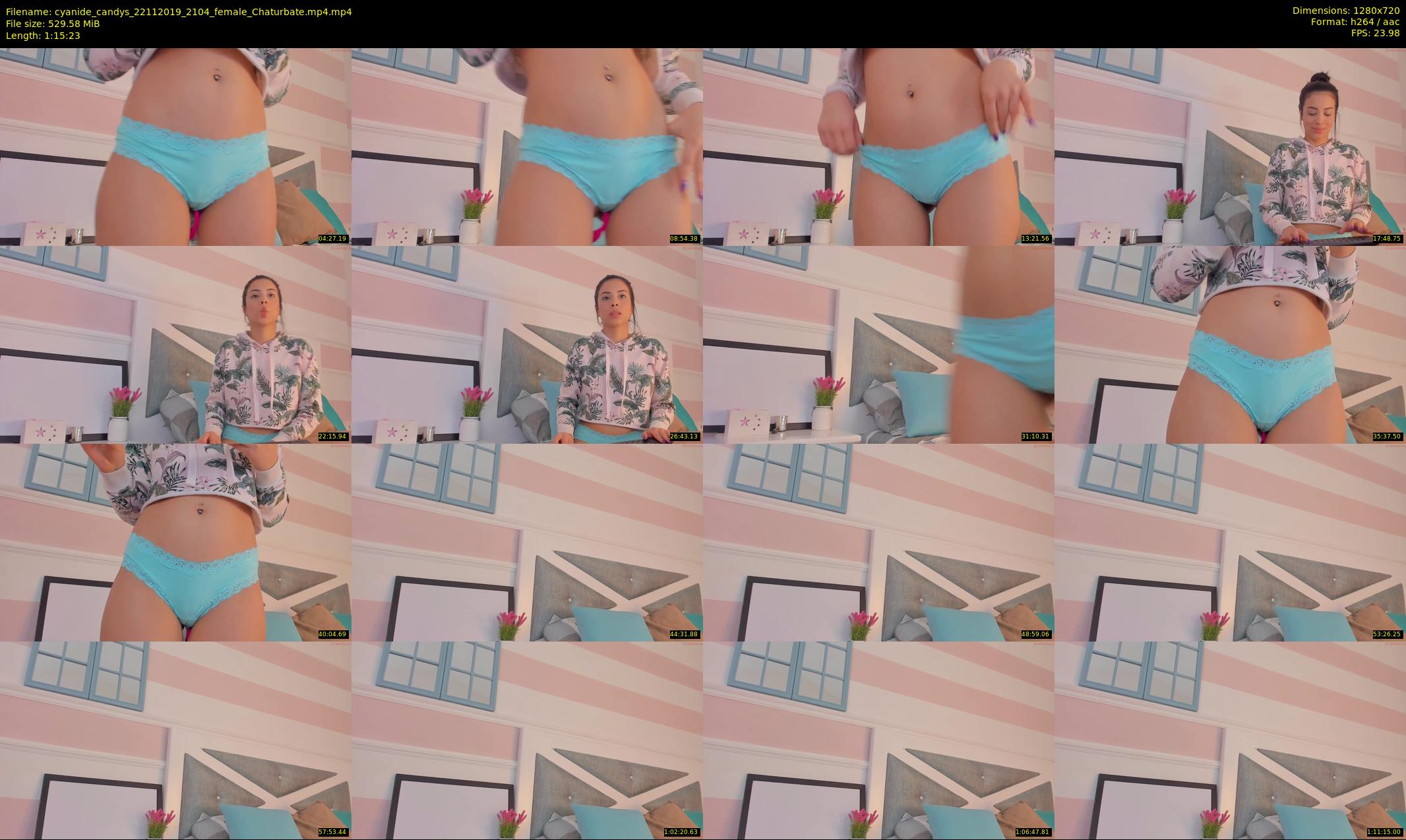 cyanide_candys — 76 minute Chaturbate female cam show recording, 720p, Nov 22, 2019