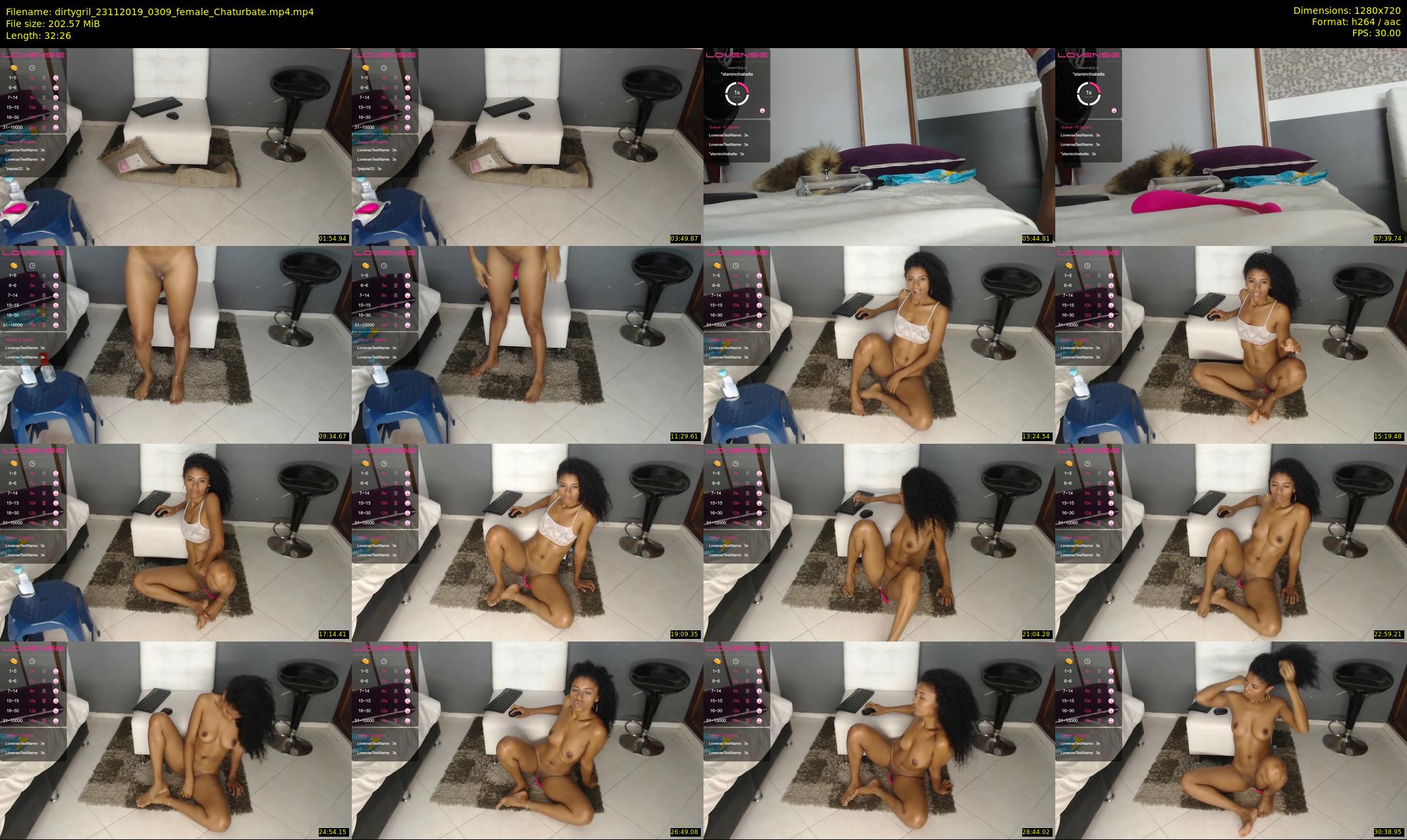 dirtygril — 33 minute Chaturbate female cam show recording, 720p, Nov 23, 2019