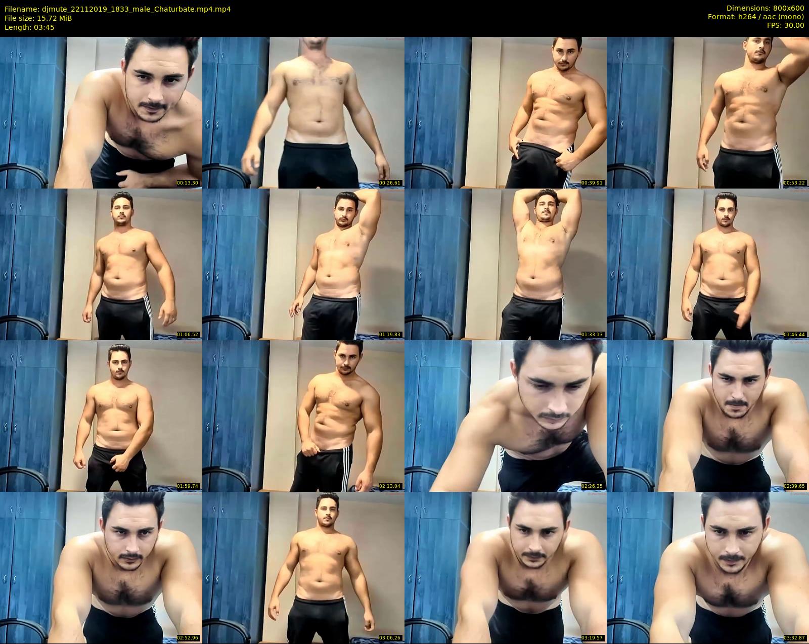 djmute — 4 minute Chaturbate male cam show recording, 480p, Nov 22, 2019