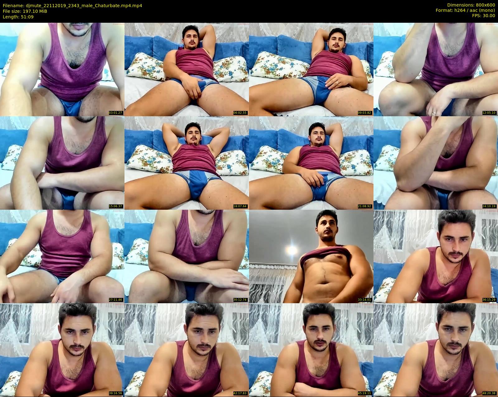 djmute — 52 minute Chaturbate male cam show recording, 480p, Nov 22, 2019
