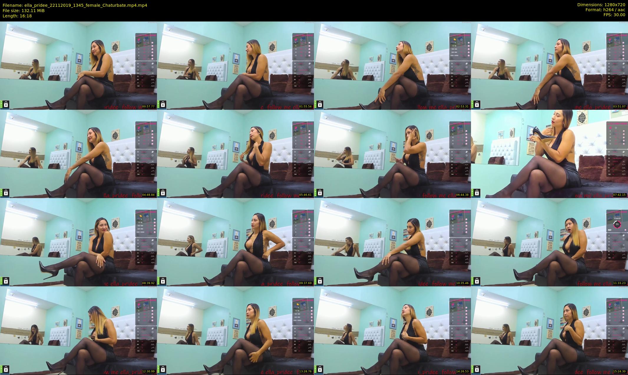 ella_pridee — 17 minute Chaturbate female cam show recording, 720p, Nov 22, 2019