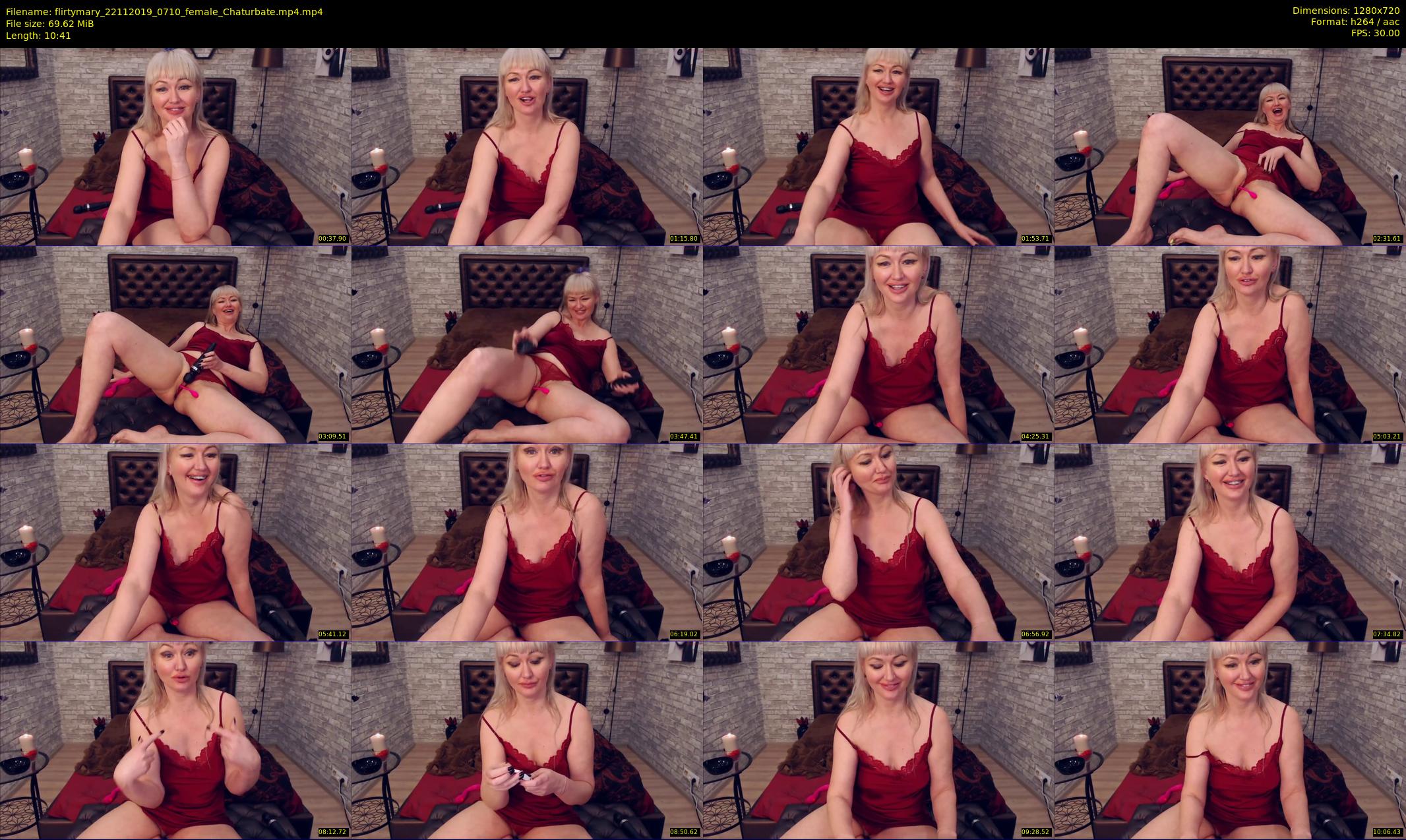 flirtymary — 11 minute Chaturbate female cam show recording, 720p, Nov 22, 2019