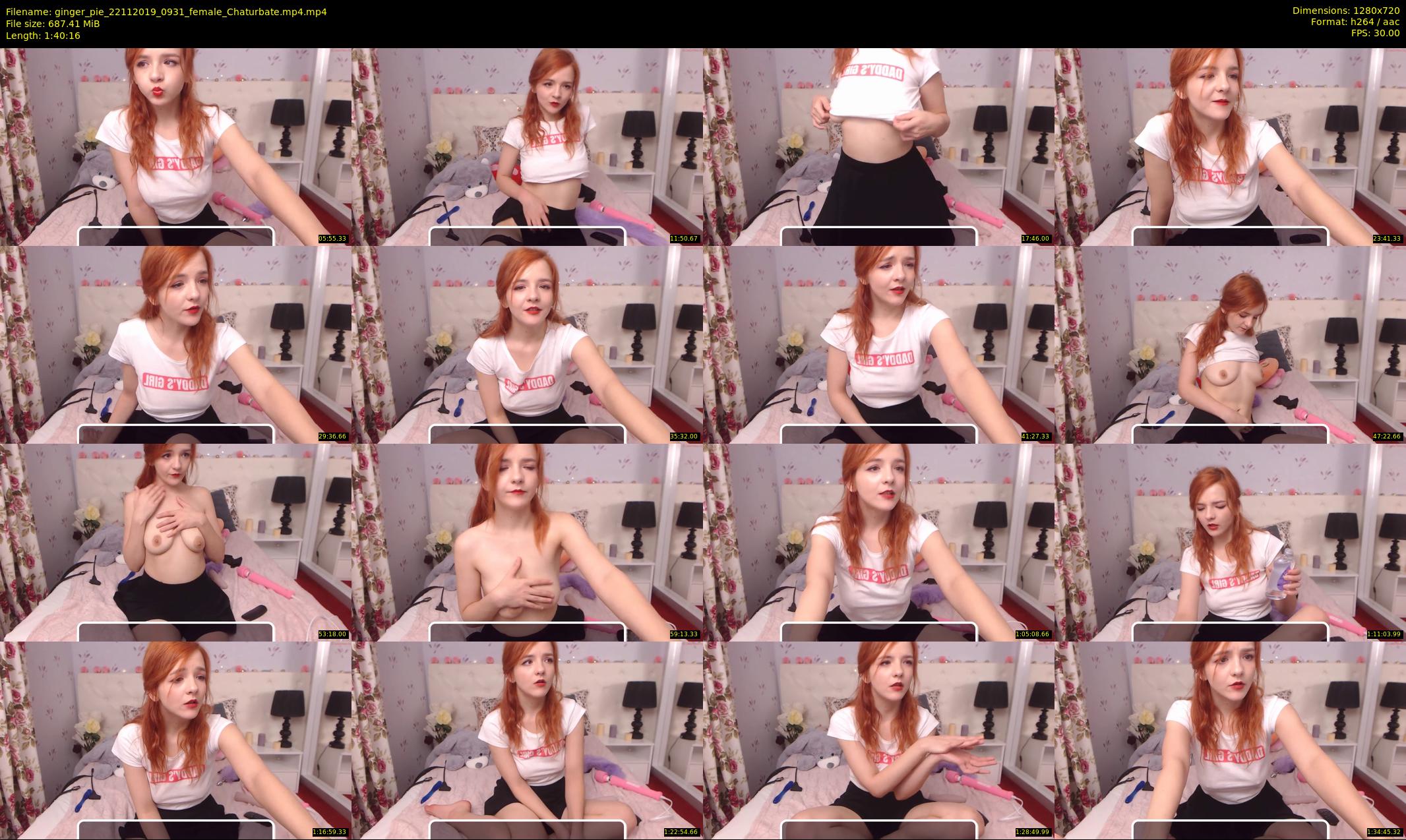 ginger_pie — 101 minute Chaturbate female cam show recording, 720p, Nov 22, 2019