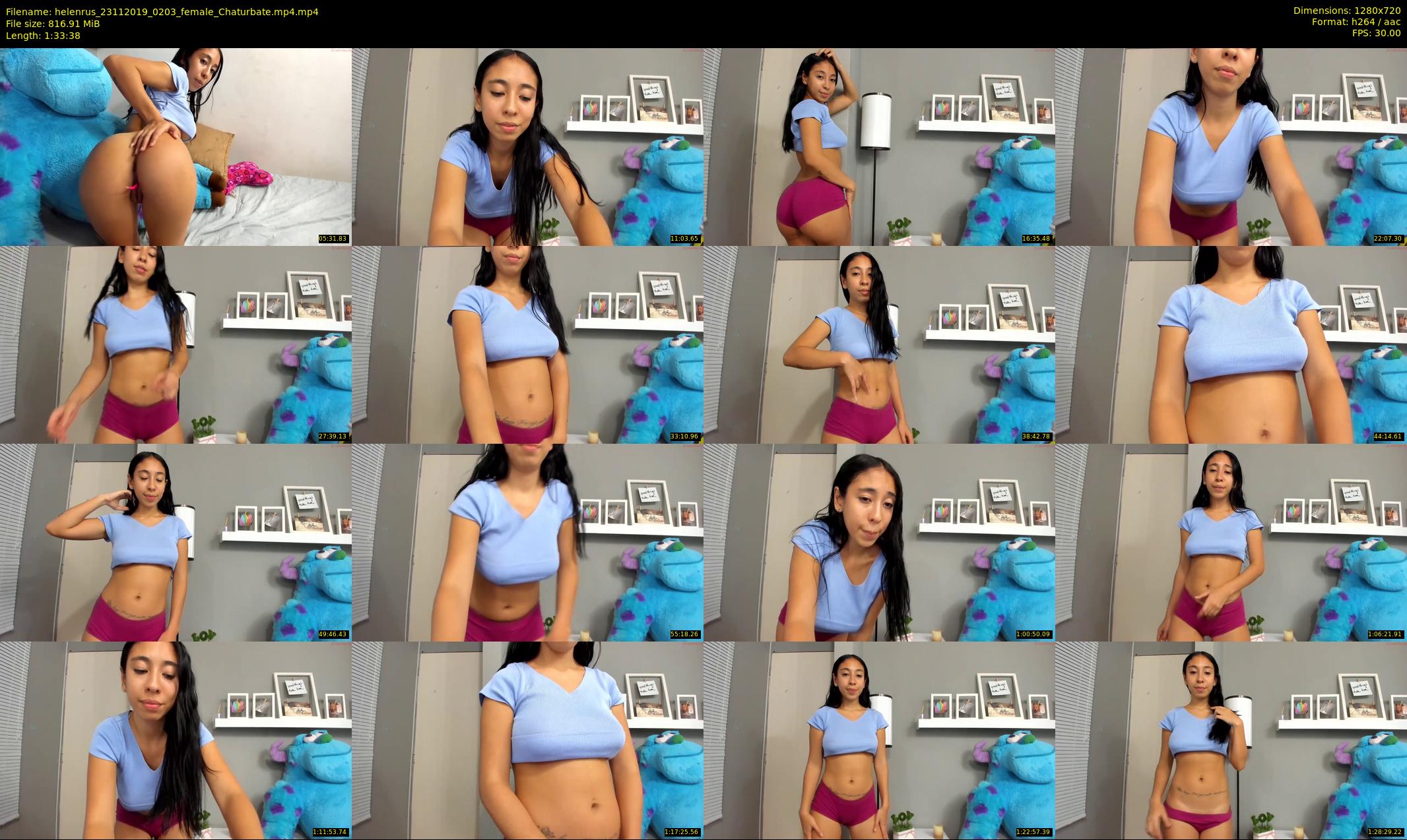 helenrus — 94 minute Chaturbate female cam show recording, 720p, Nov 23, 2019