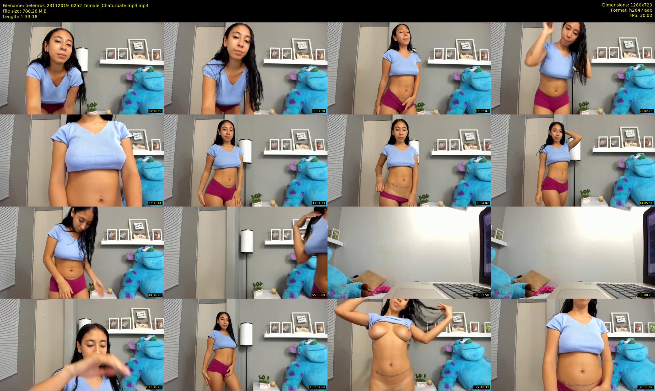 helenrus — 94 minute Chaturbate female cam show recording, 720p, Nov 23, 2019