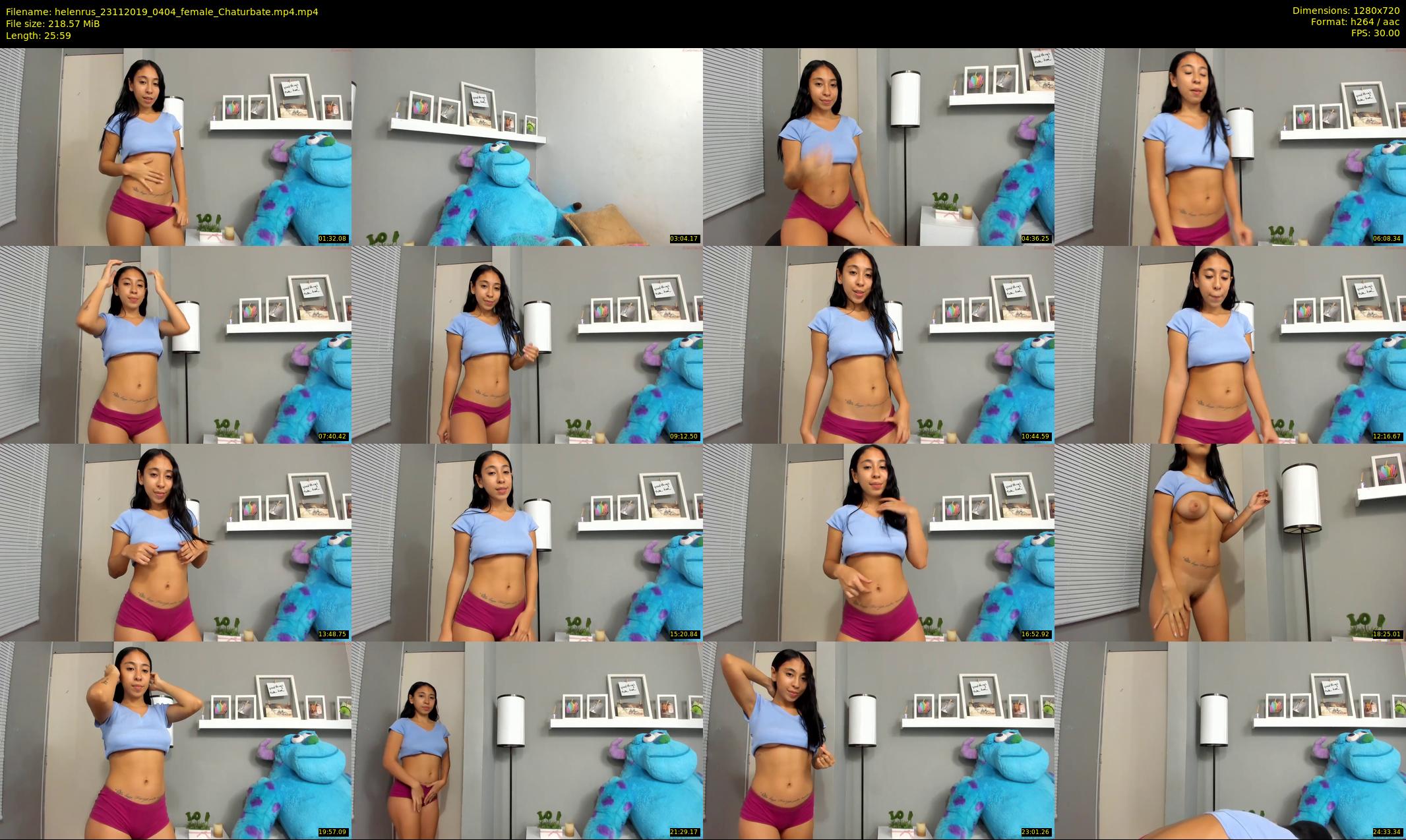 helenrus — 26 minute Chaturbate female cam show recording, 720p, Nov 23, 2019