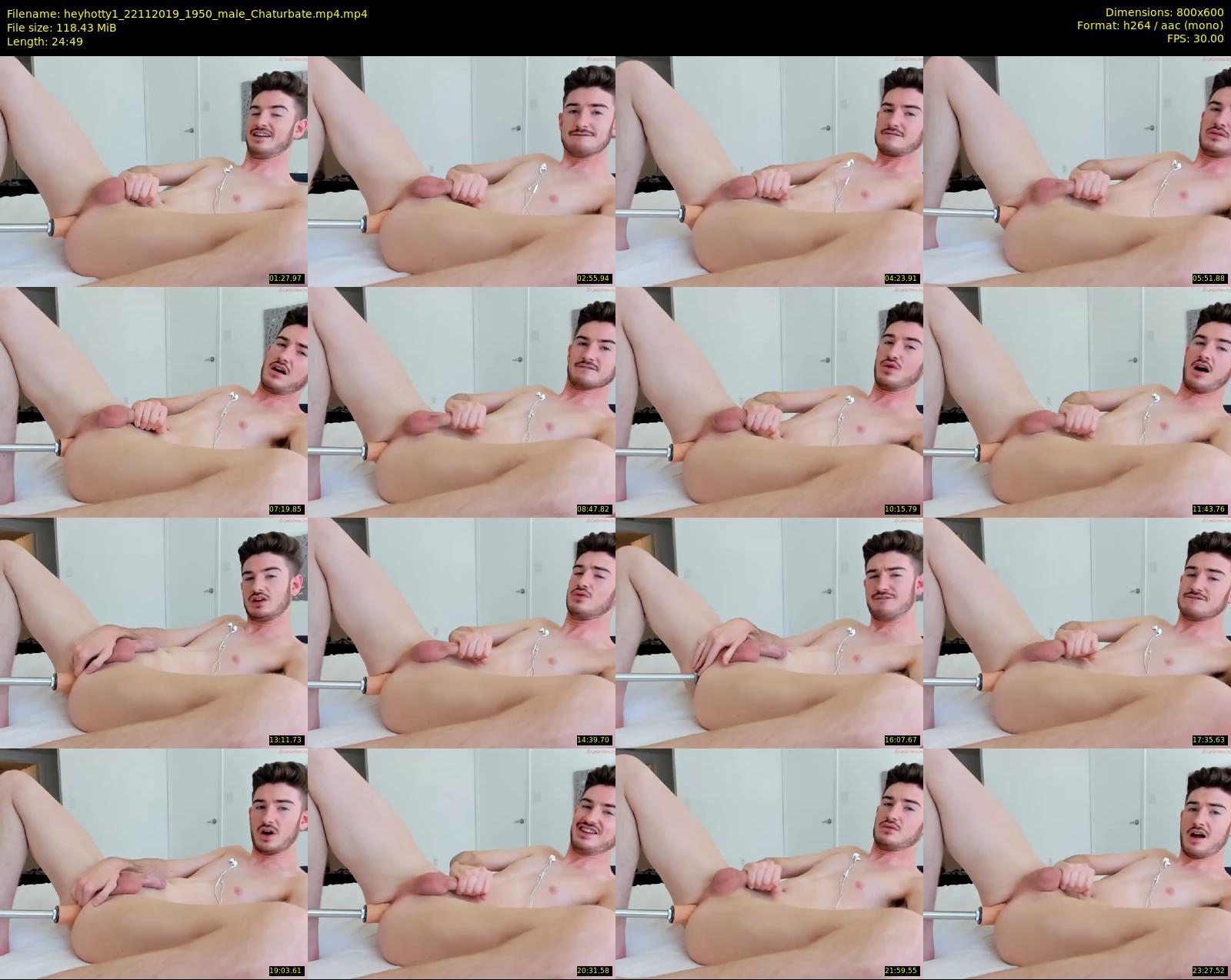 heyhotty1 — 25 minute Chaturbate male cam show recording, 480p, Nov 22, 2019