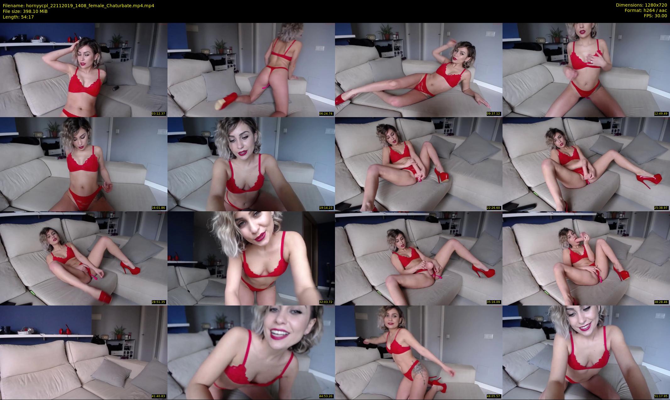 hornyycpl — 55 minute Chaturbate couple cam show recording, 720p, Nov 22, 2019