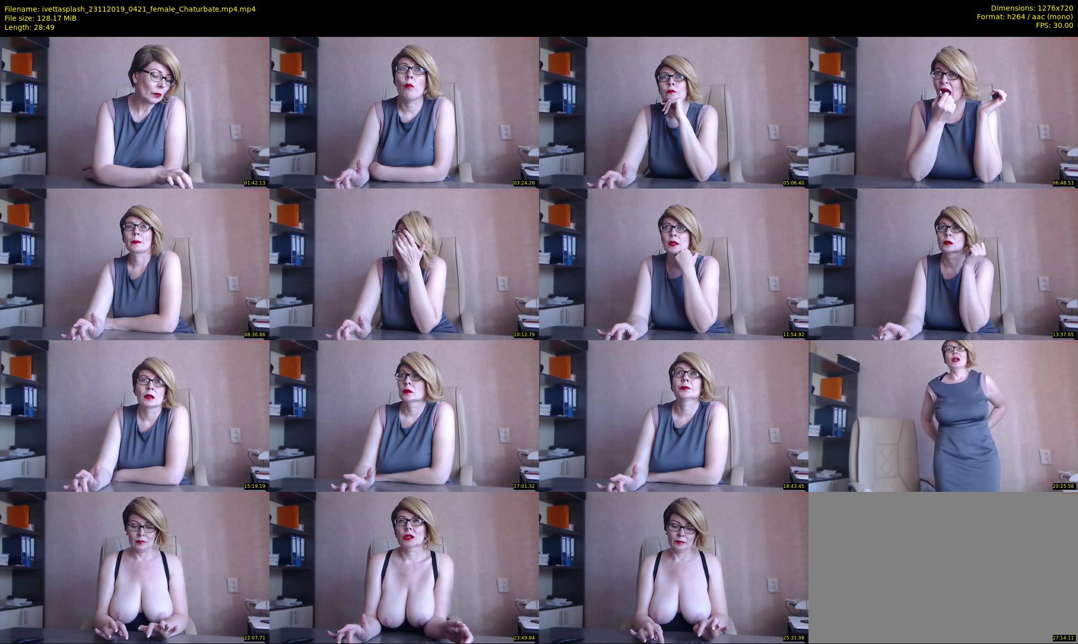 ivettasplash — 29 minute Chaturbate female cam show recording, 720p, Nov 23, 2019