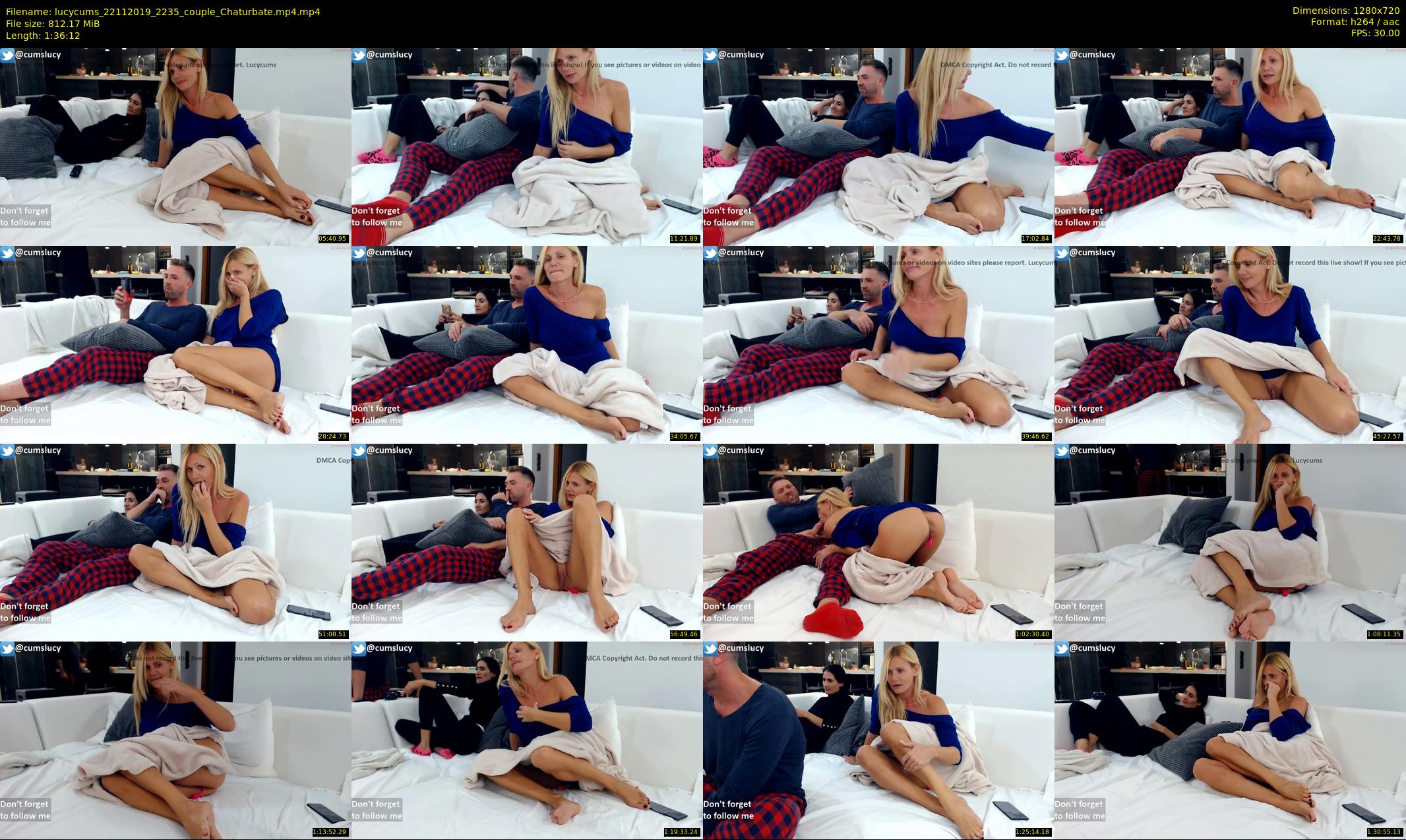 lucycums — 97 minute Chaturbate couple cam show recording, 720p, Nov 22, 2019