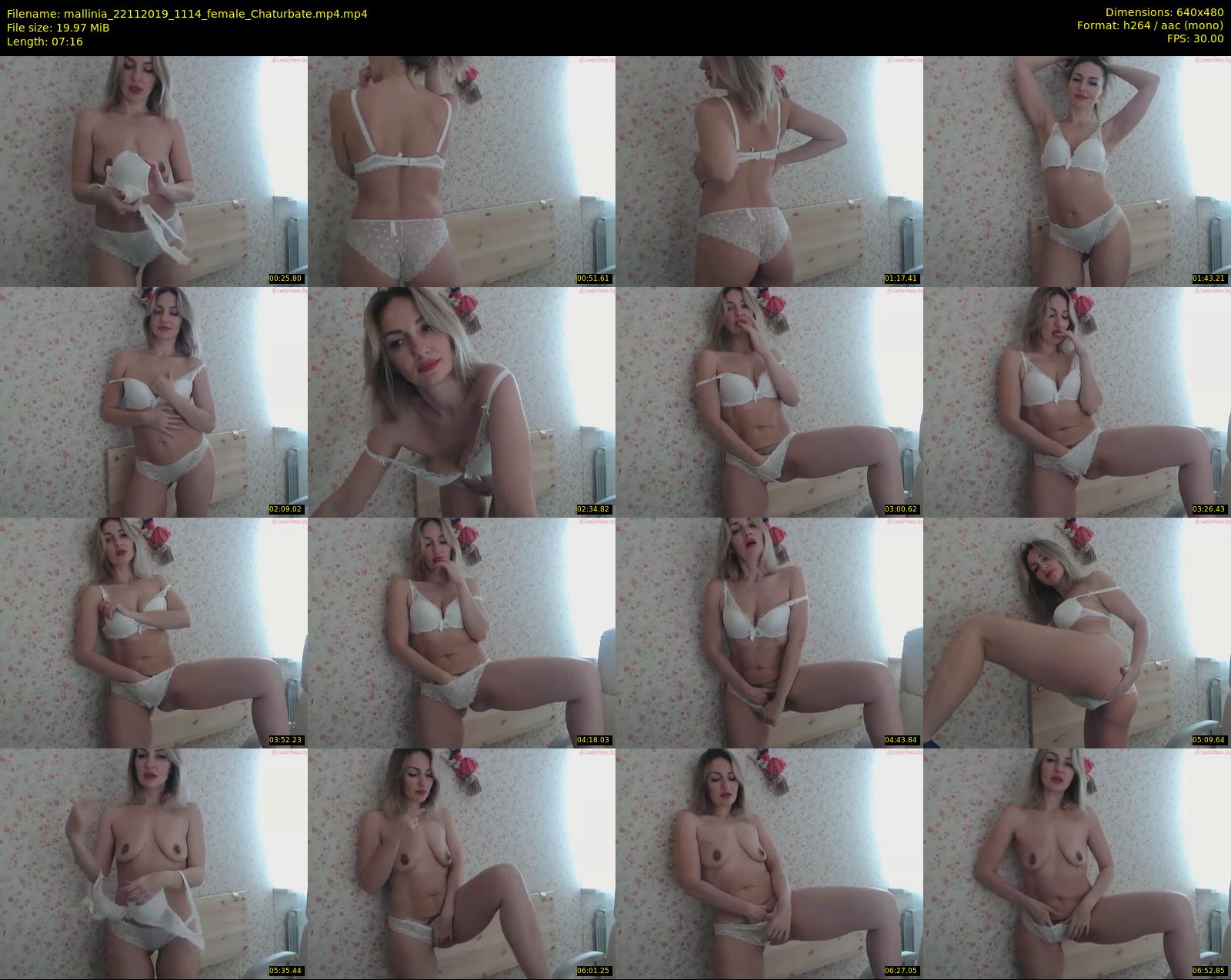 mallinia — 8 minute Chaturbate female cam show recording, 480p, Nov 22, 2019