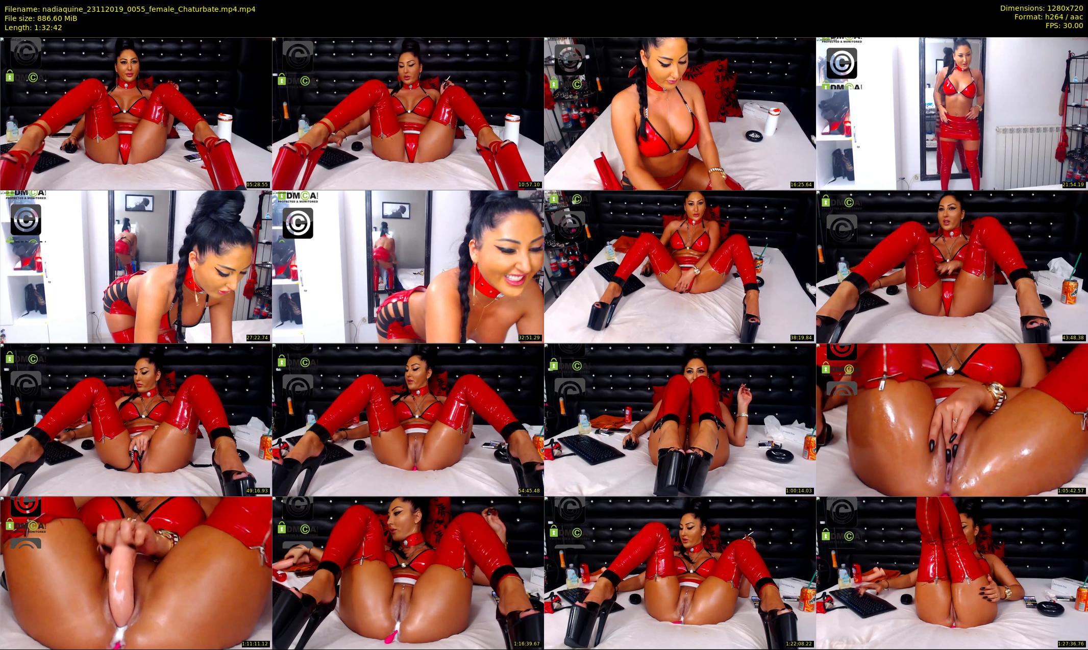 nadiaquine — 93 minute Chaturbate female cam show recording, 720p, Nov 23, 2019