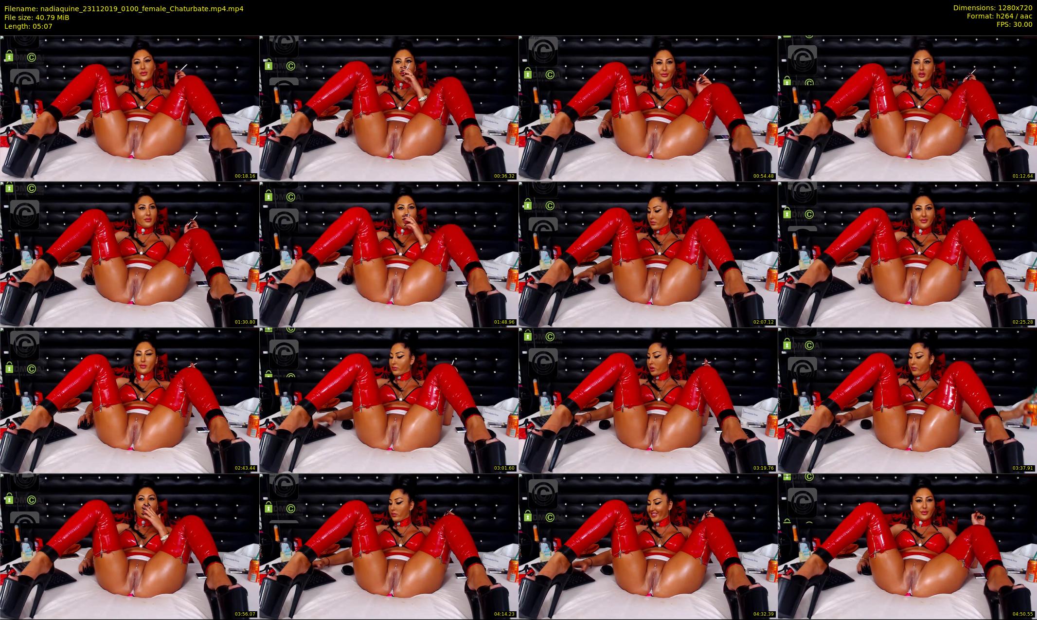 nadiaquine — 6 minute Chaturbate female cam show recording, 720p, Nov 23, 2019
