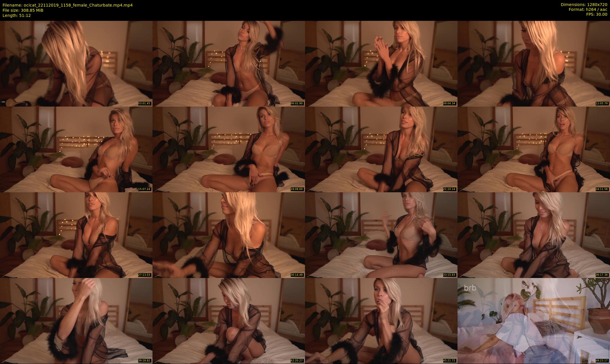 ocicat — 52 minute Chaturbate female cam show recording, 720p, Nov 22, 2019