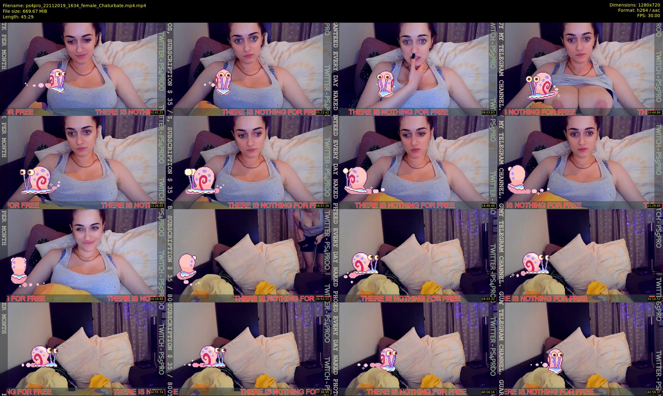 ps4pro — 46 minute Chaturbate female cam show recording, 720p, Nov 22, 2019