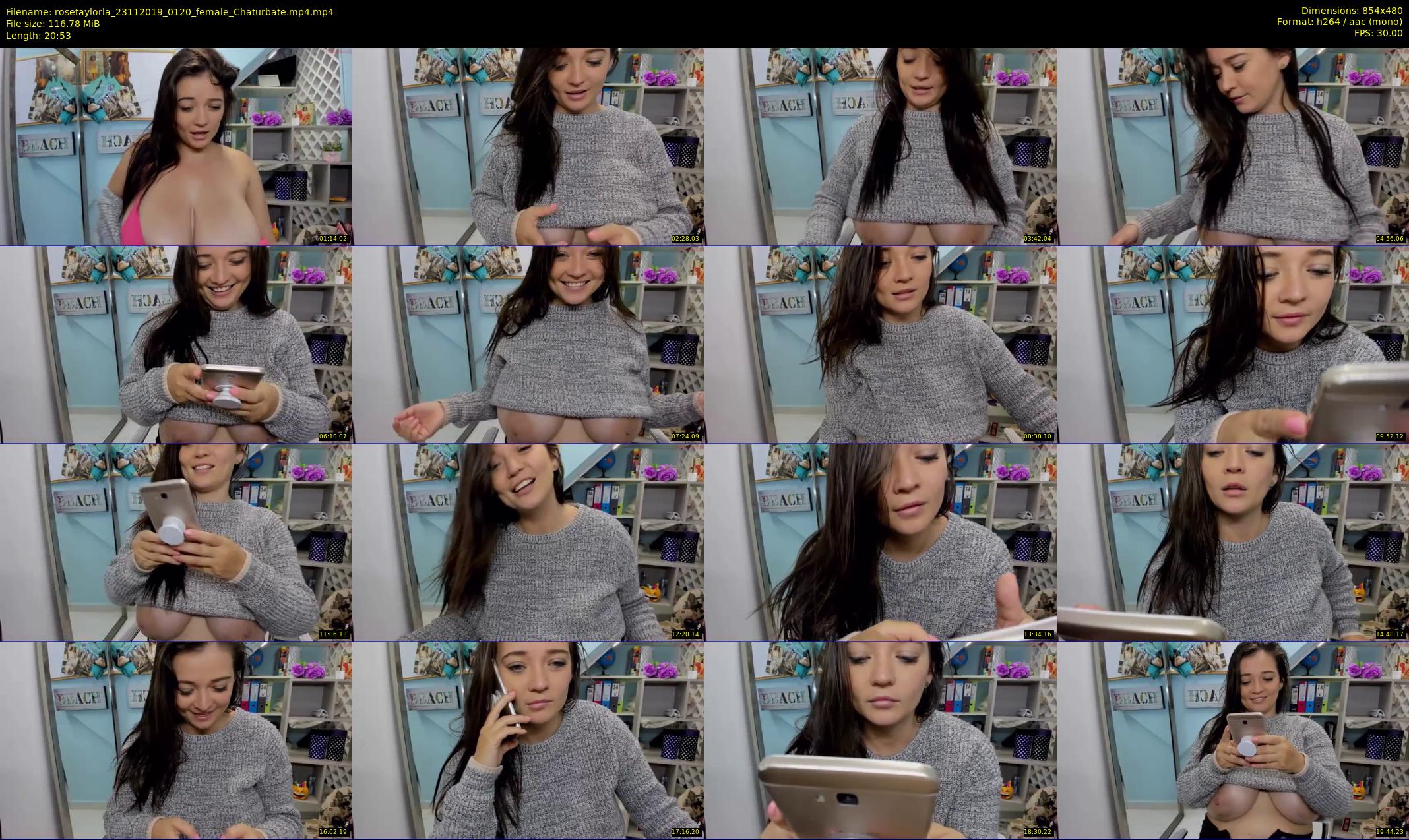 rosetaylorla — 21 minute Chaturbate female cam show recording, 480p, Nov 23, 2019