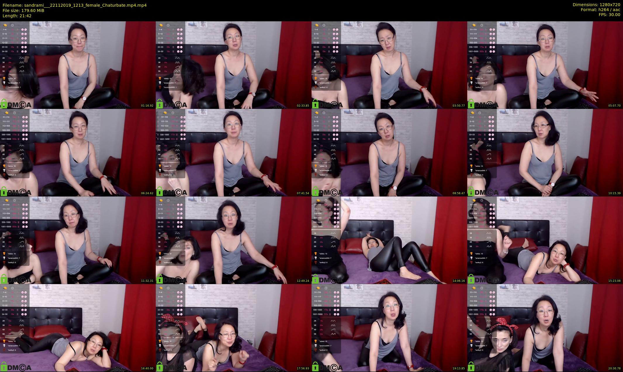 sandrami__ — 22 minute Chaturbate female cam show recording, 720p, Nov 22, 2019